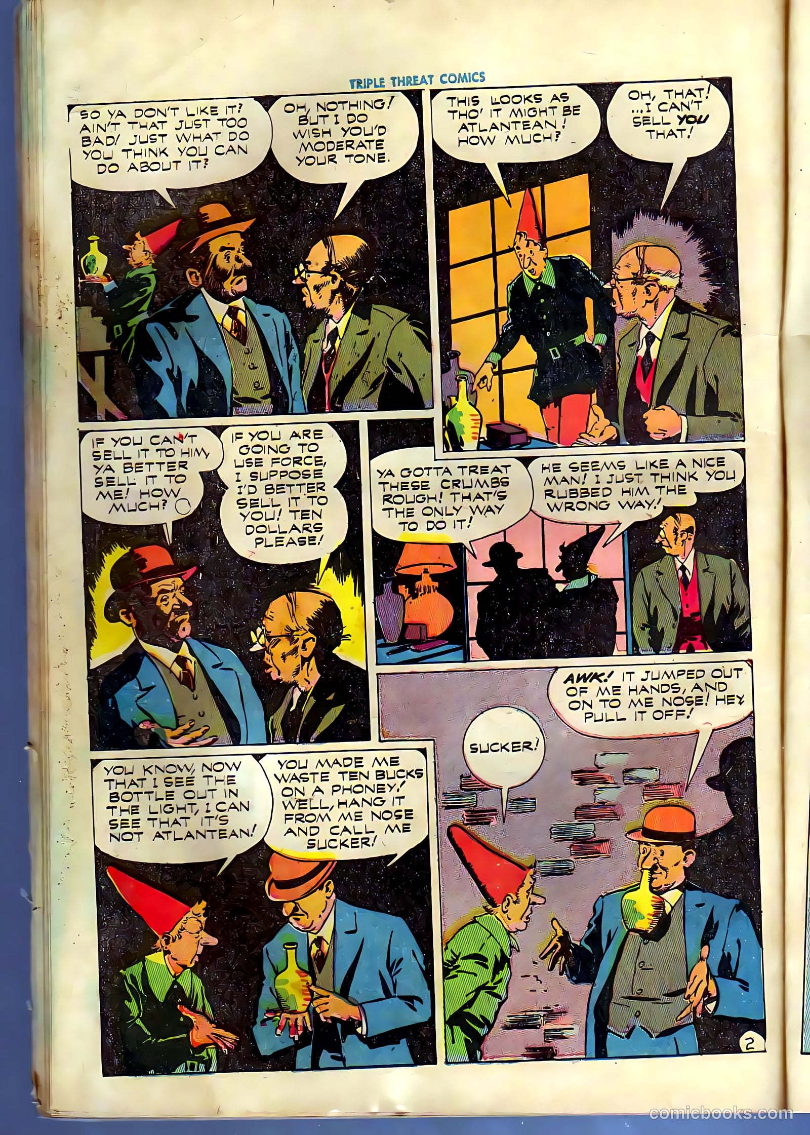 triple threat comics 1945 raw #nn — page 42 of 52