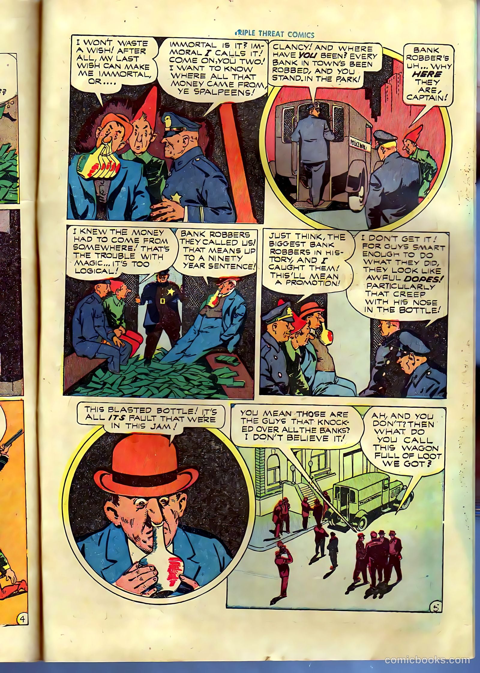 triple threat comics 1945 raw #nn — page 45 of 52