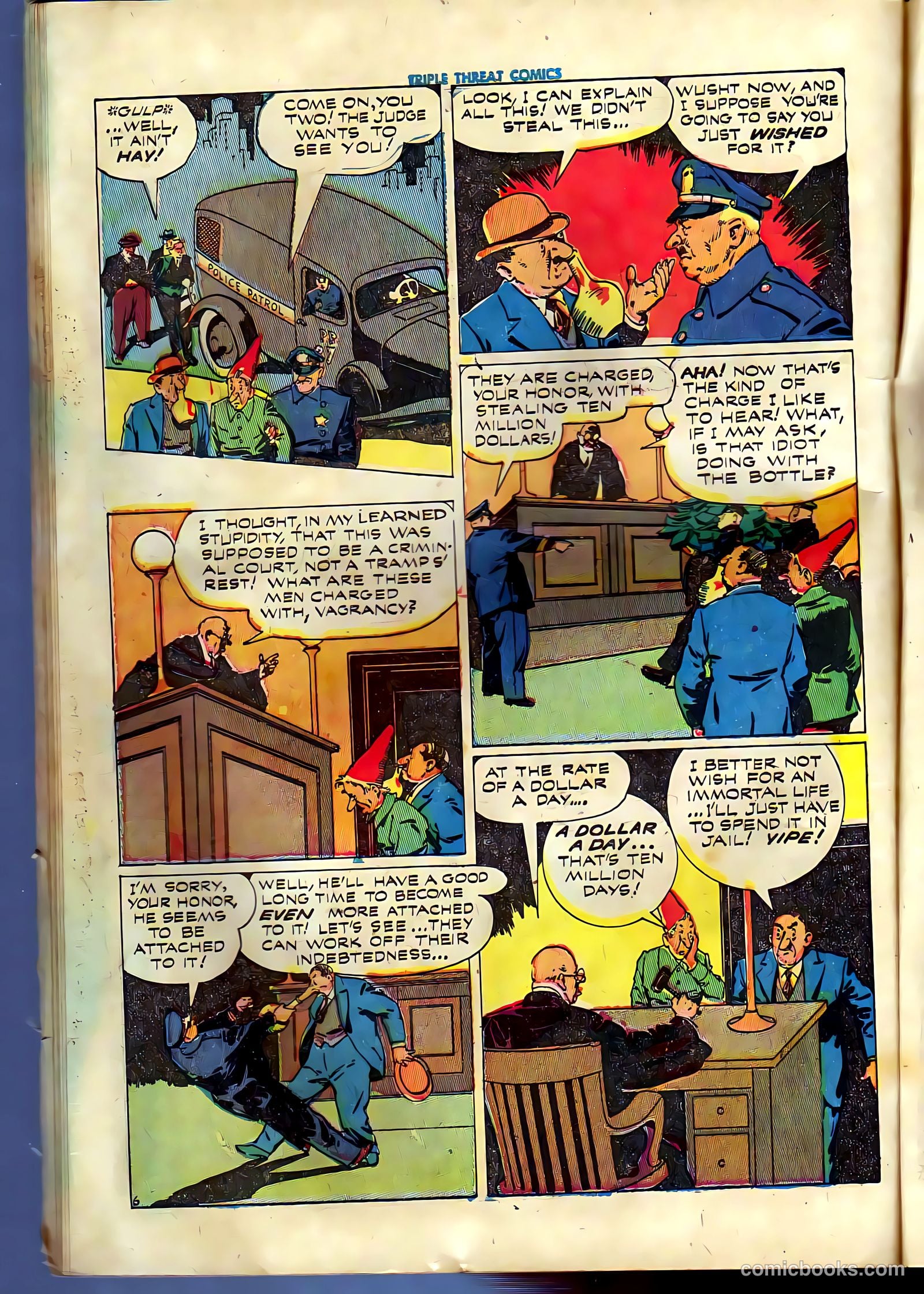 triple threat comics 1945 raw #nn — page 46 of 52