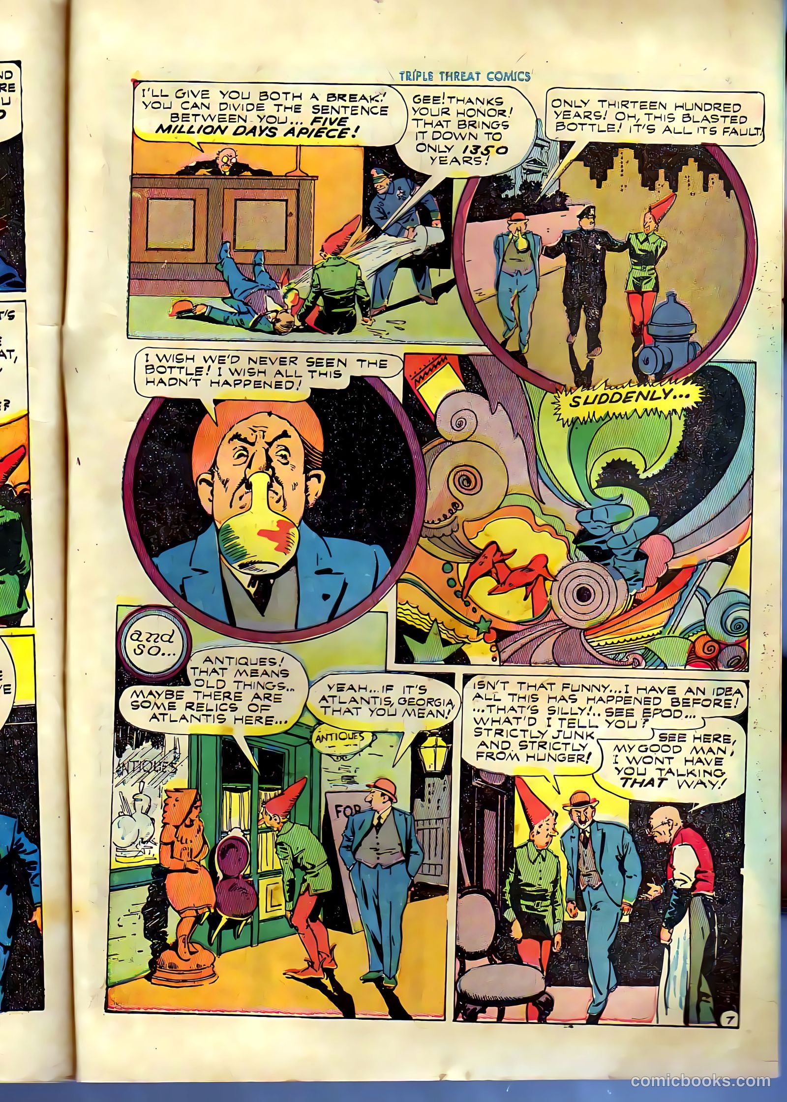 triple threat comics 1945 raw #nn — page 47 of 52