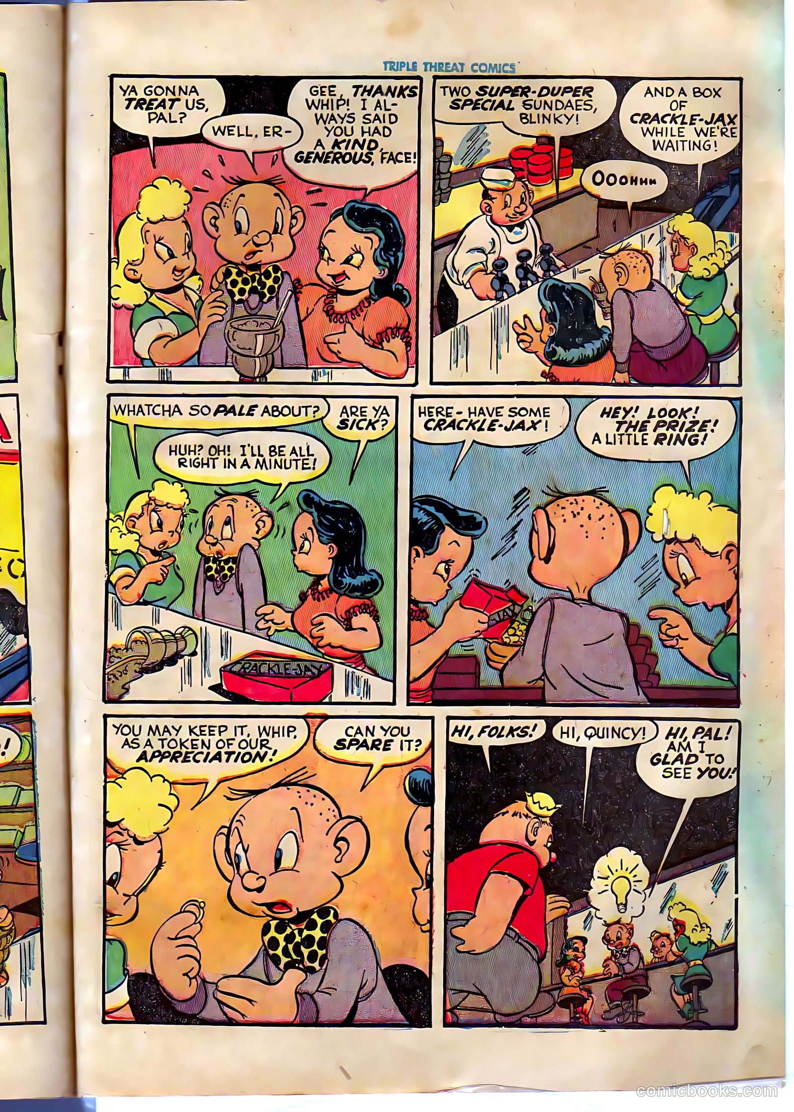 triple threat comics 1945 raw #nn — page 49 of 52