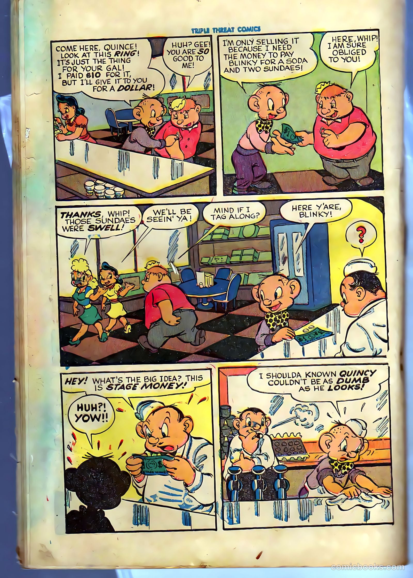 triple threat comics 1945 raw #nn — page 50 of 52