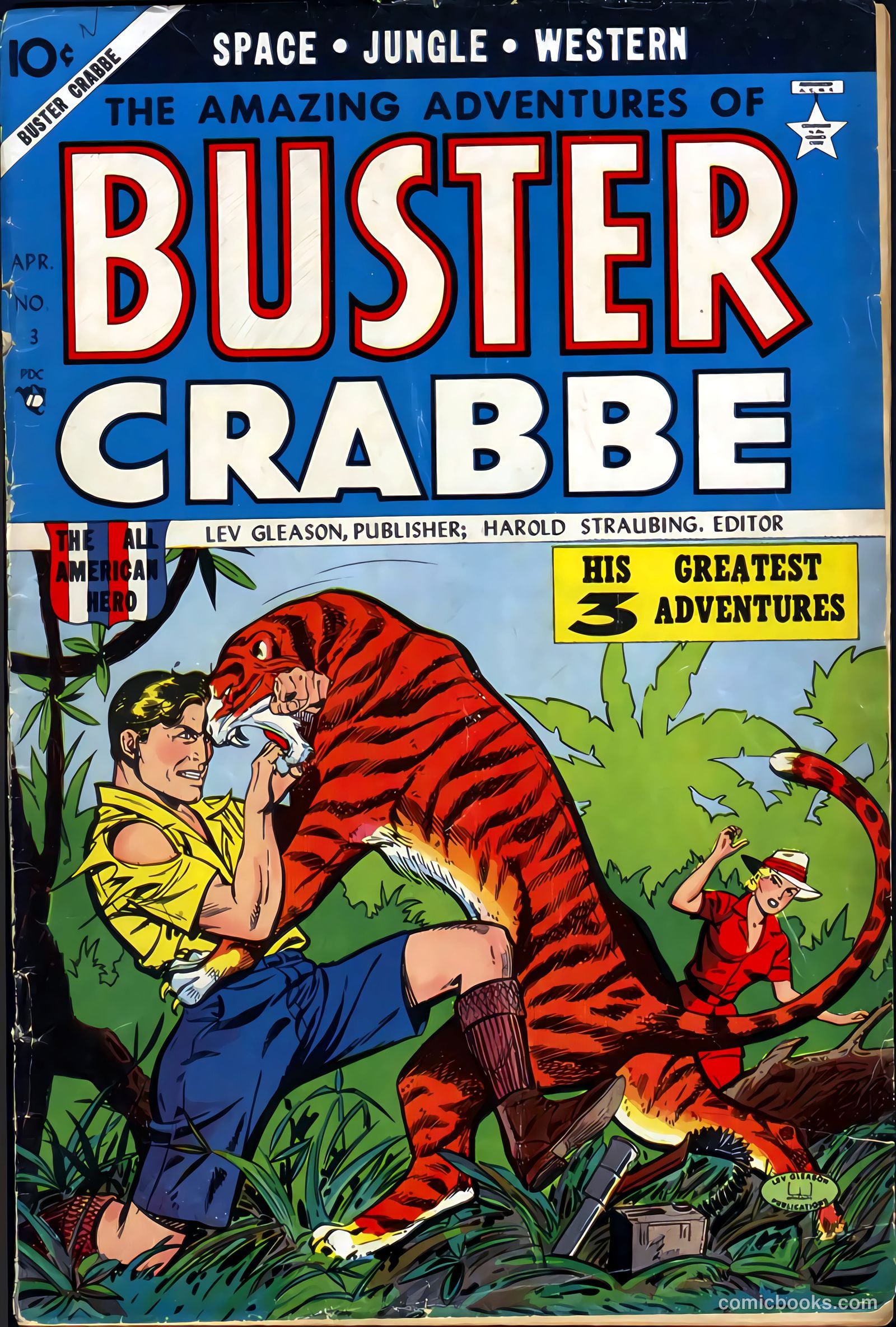 The Amazing Adventures of Buster Crabbe #3 — page 1 of 36