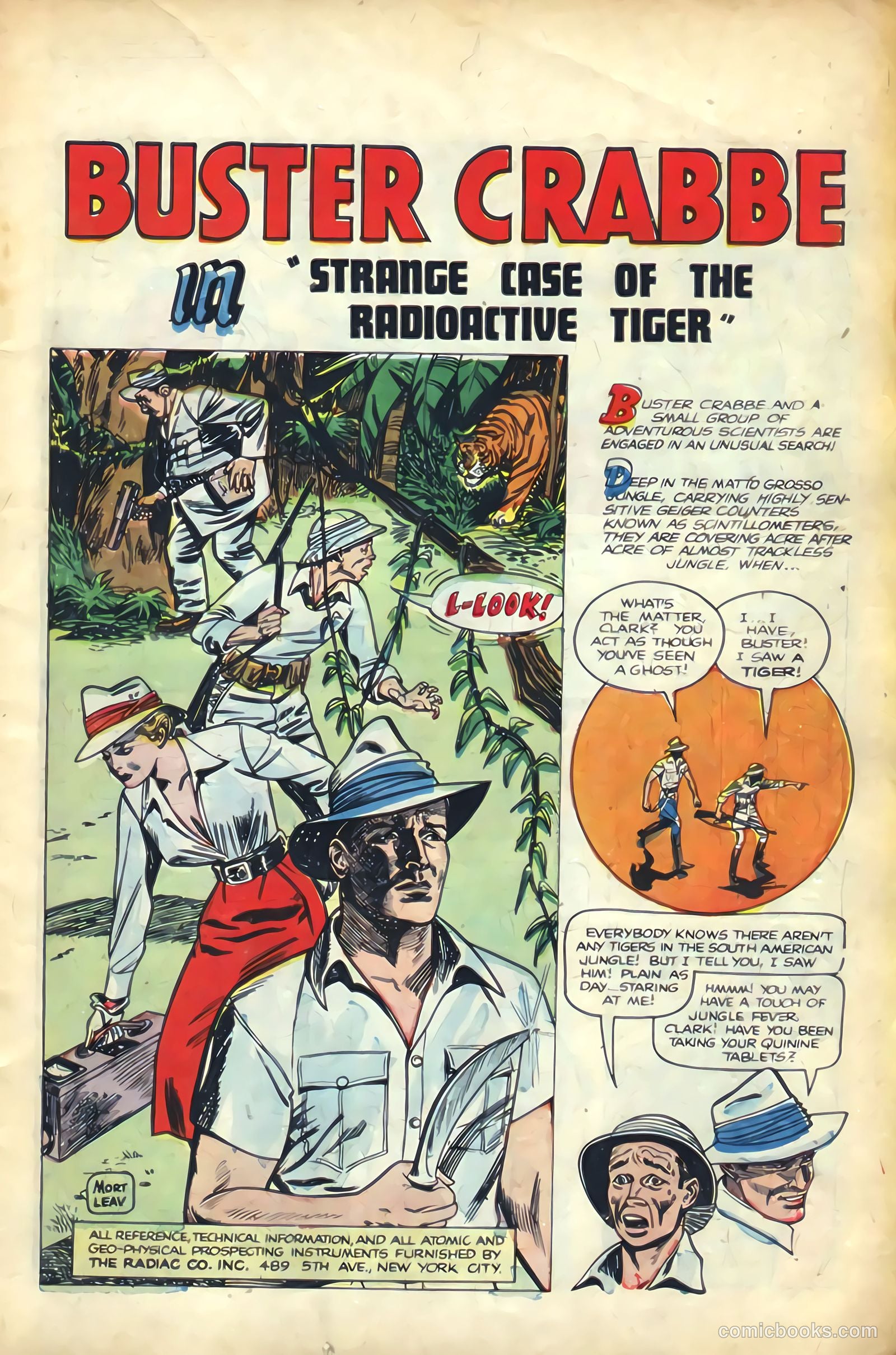 The Amazing Adventures of Buster Crabbe #3 — page 3 of 36