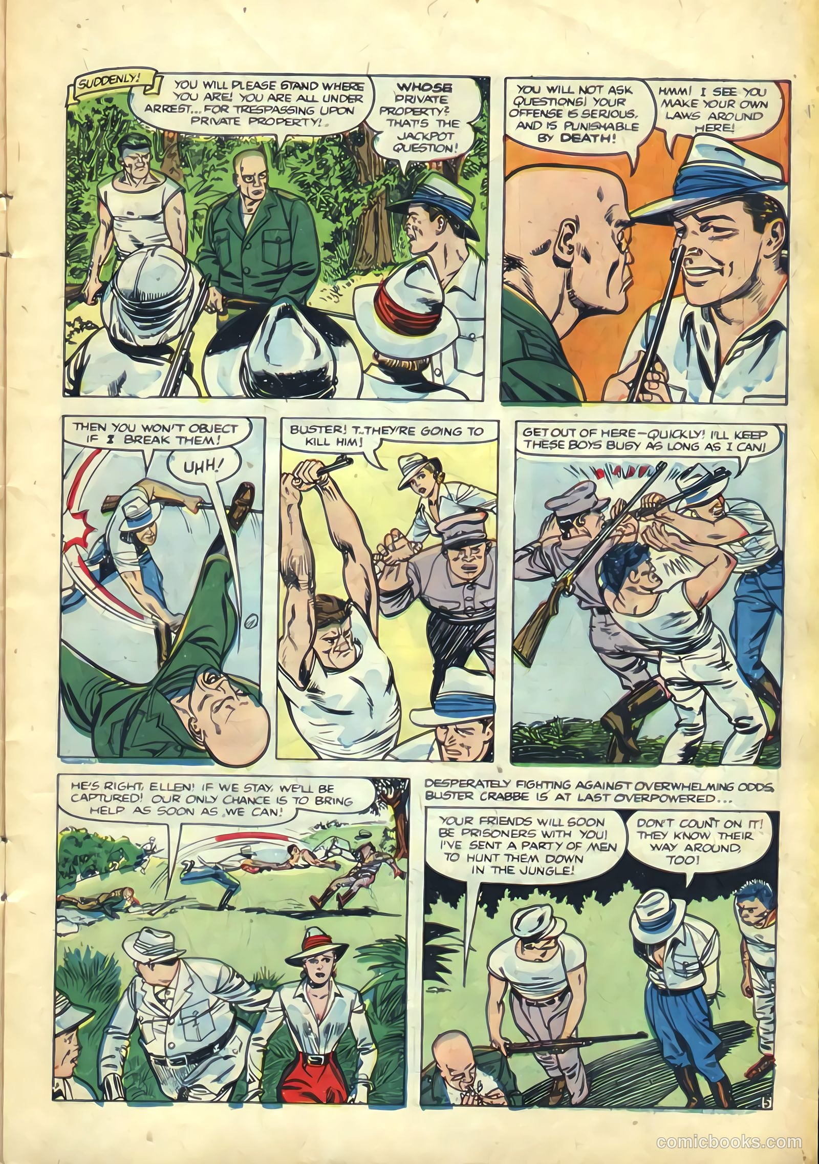 The Amazing Adventures of Buster Crabbe #3 — page 7 of 36