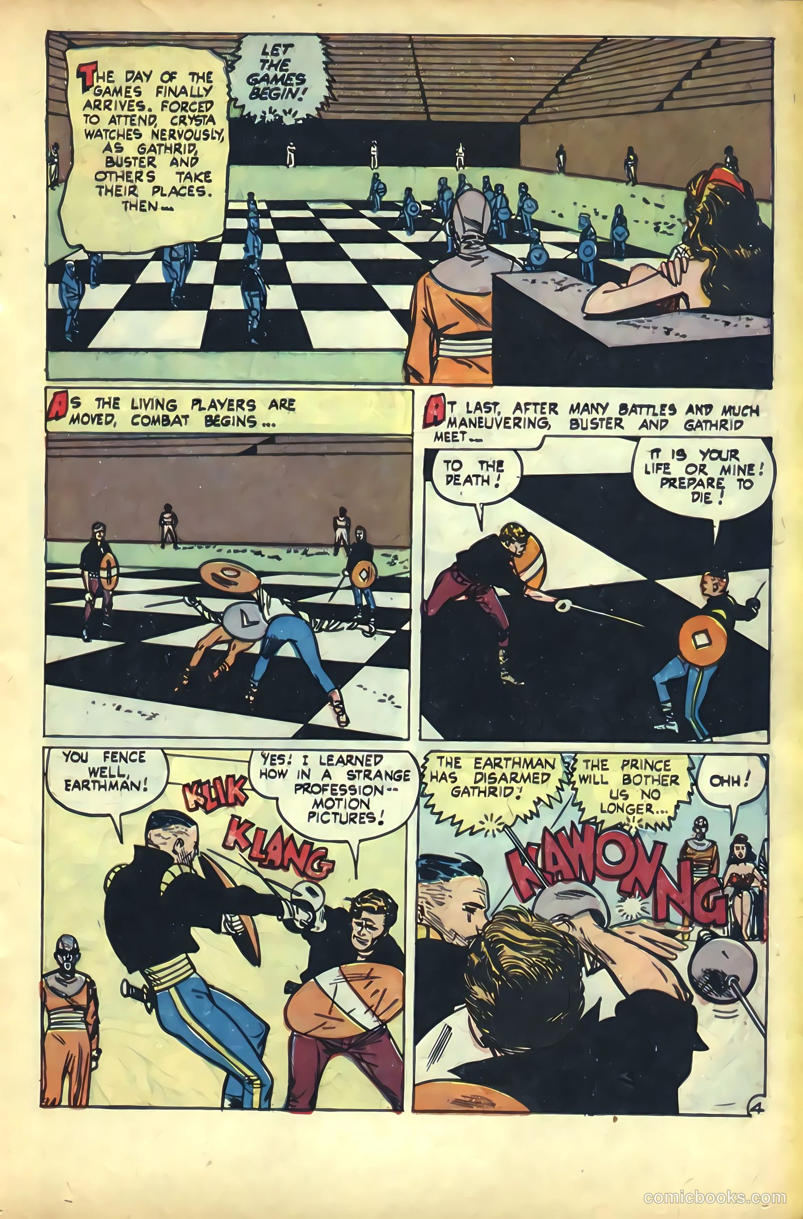 The Amazing Adventures of Buster Crabbe #3 — page 17 of 36