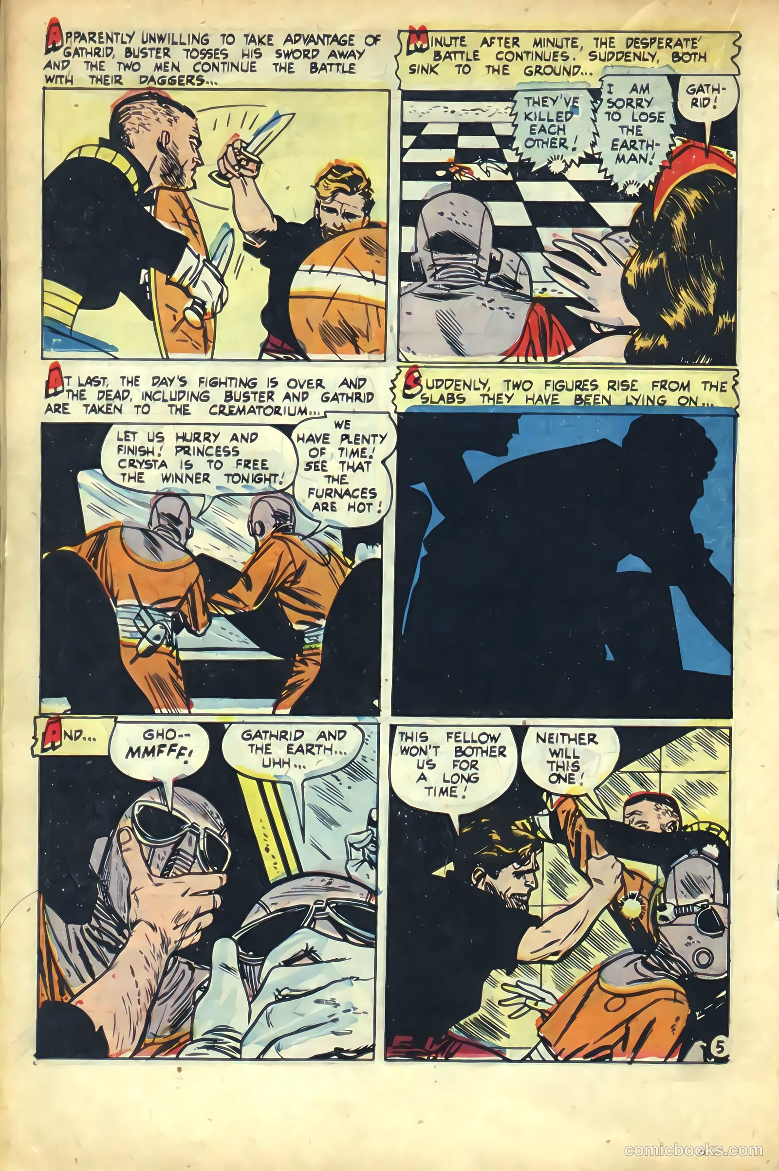 The Amazing Adventures of Buster Crabbe #3 — page 18 of 36