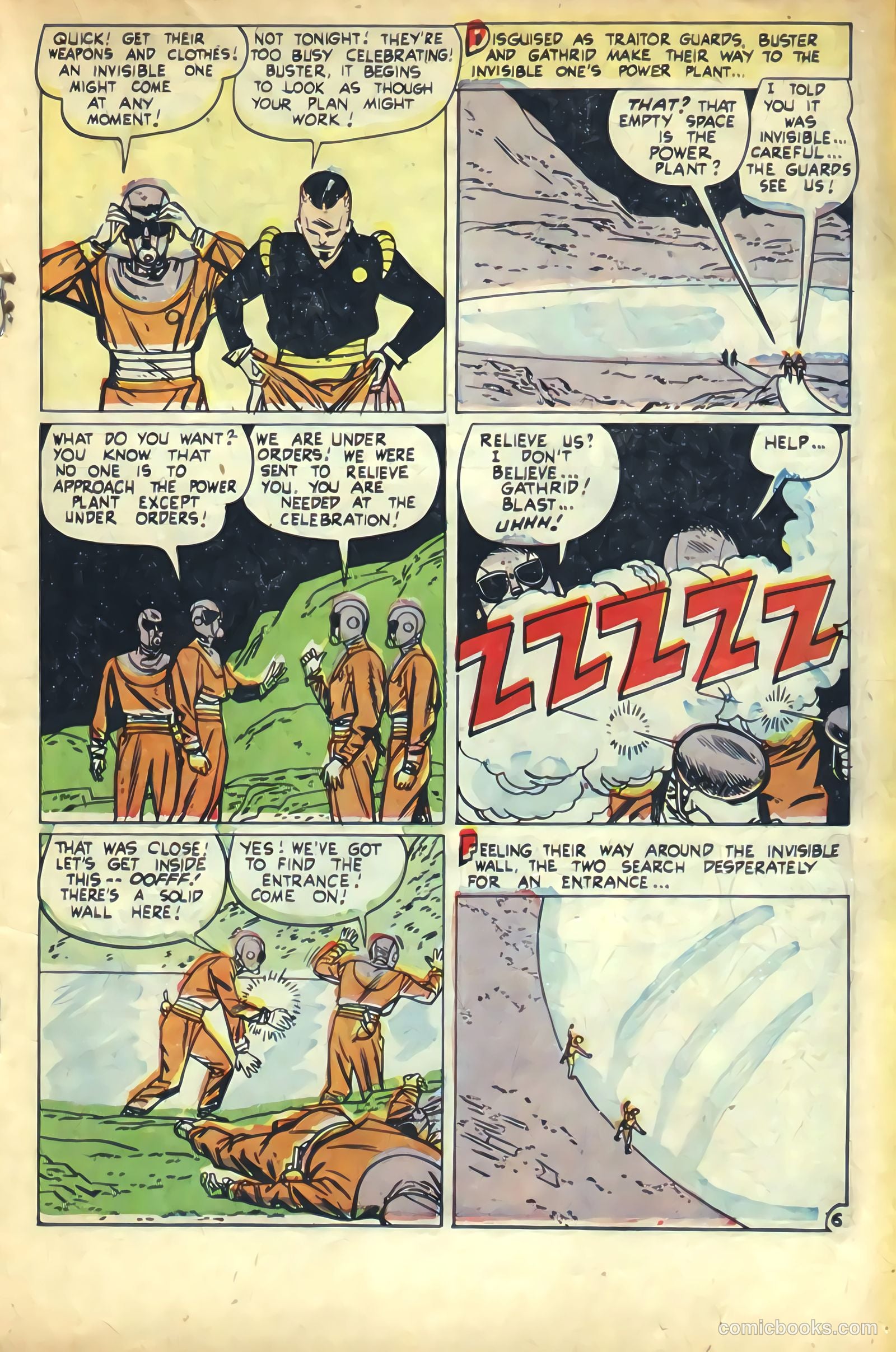 The Amazing Adventures of Buster Crabbe #3 — page 19 of 36