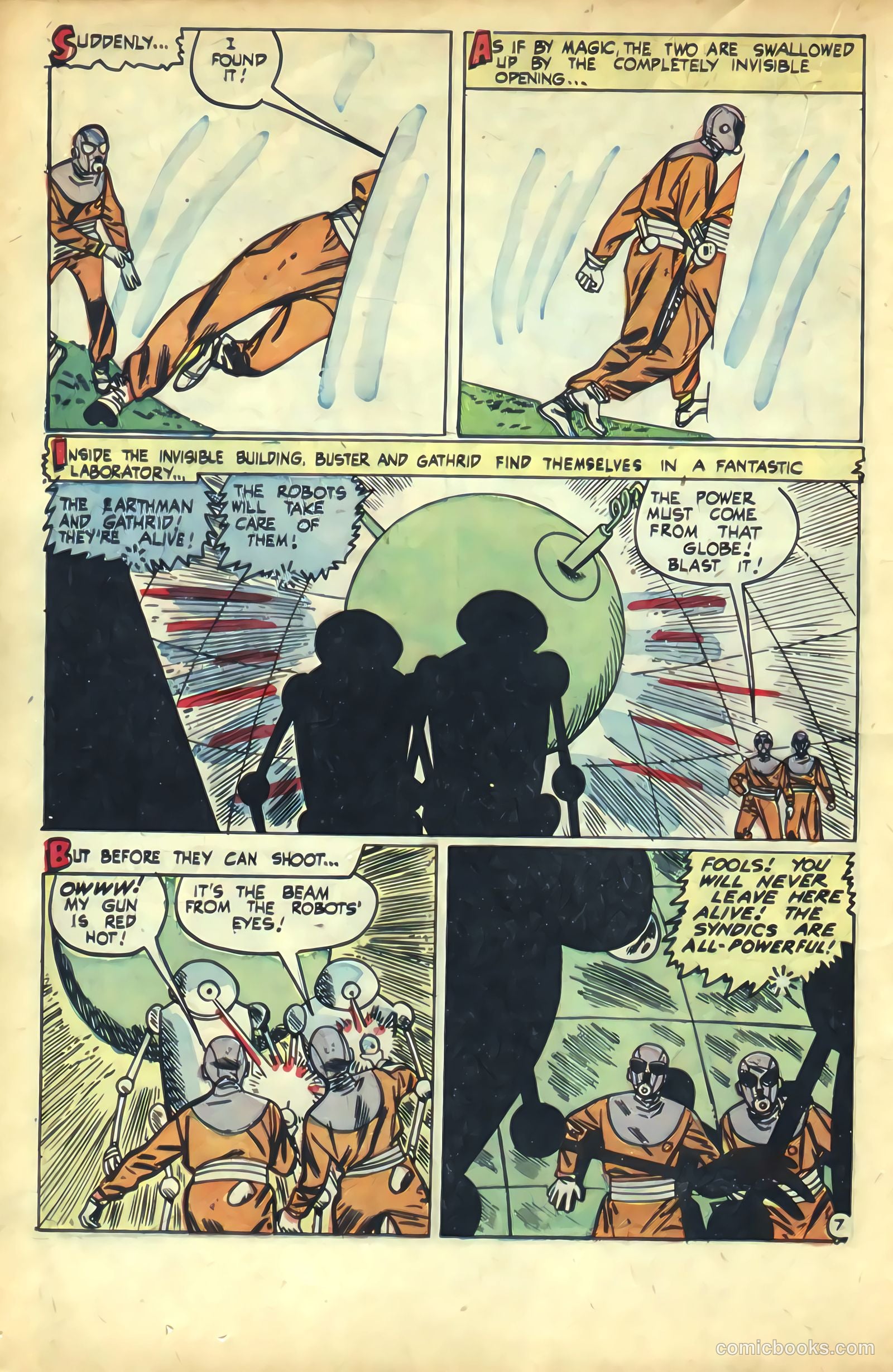 The Amazing Adventures of Buster Crabbe #3 — page 20 of 36