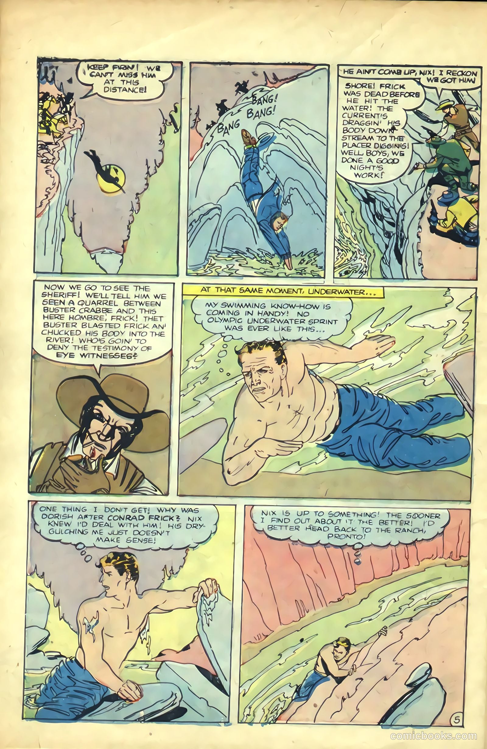 The Amazing Adventures of Buster Crabbe #3 — page 30 of 36