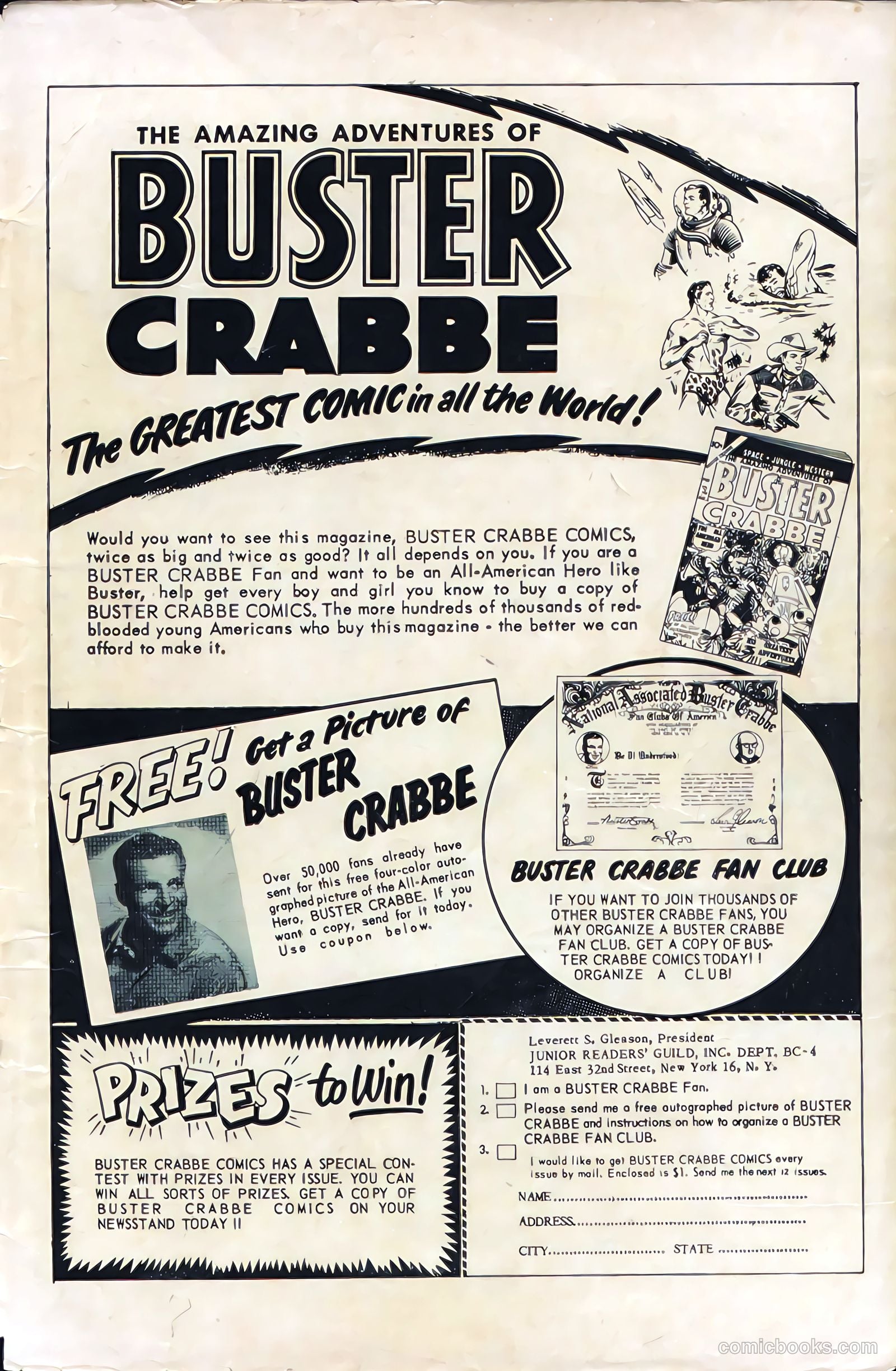 The Amazing Adventures of Buster Crabbe #3 — page 35 of 36