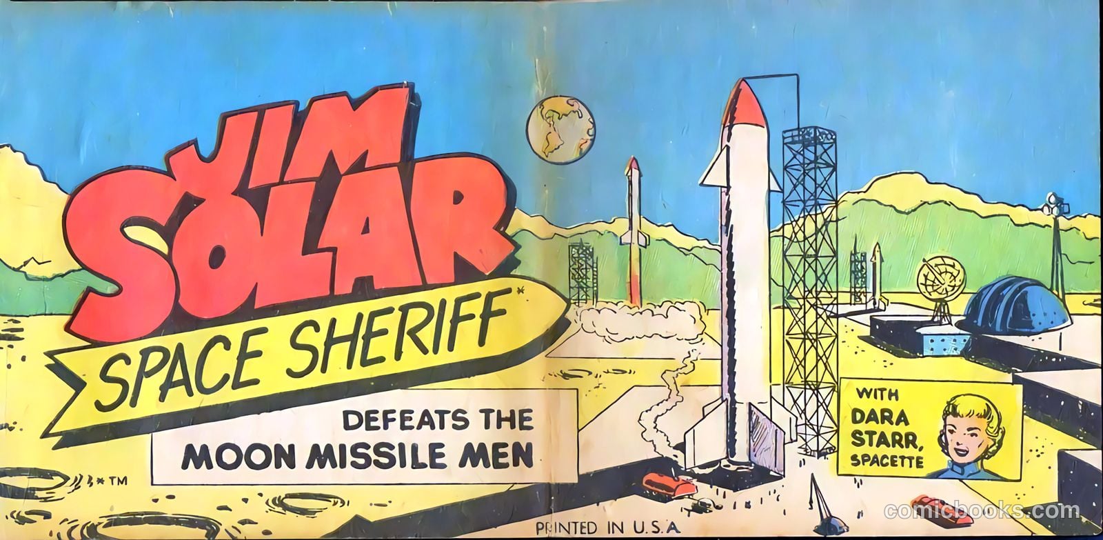 Jim Solar Space Sheriff Defeats the Moon Missile Men #nn — page 1 of 16