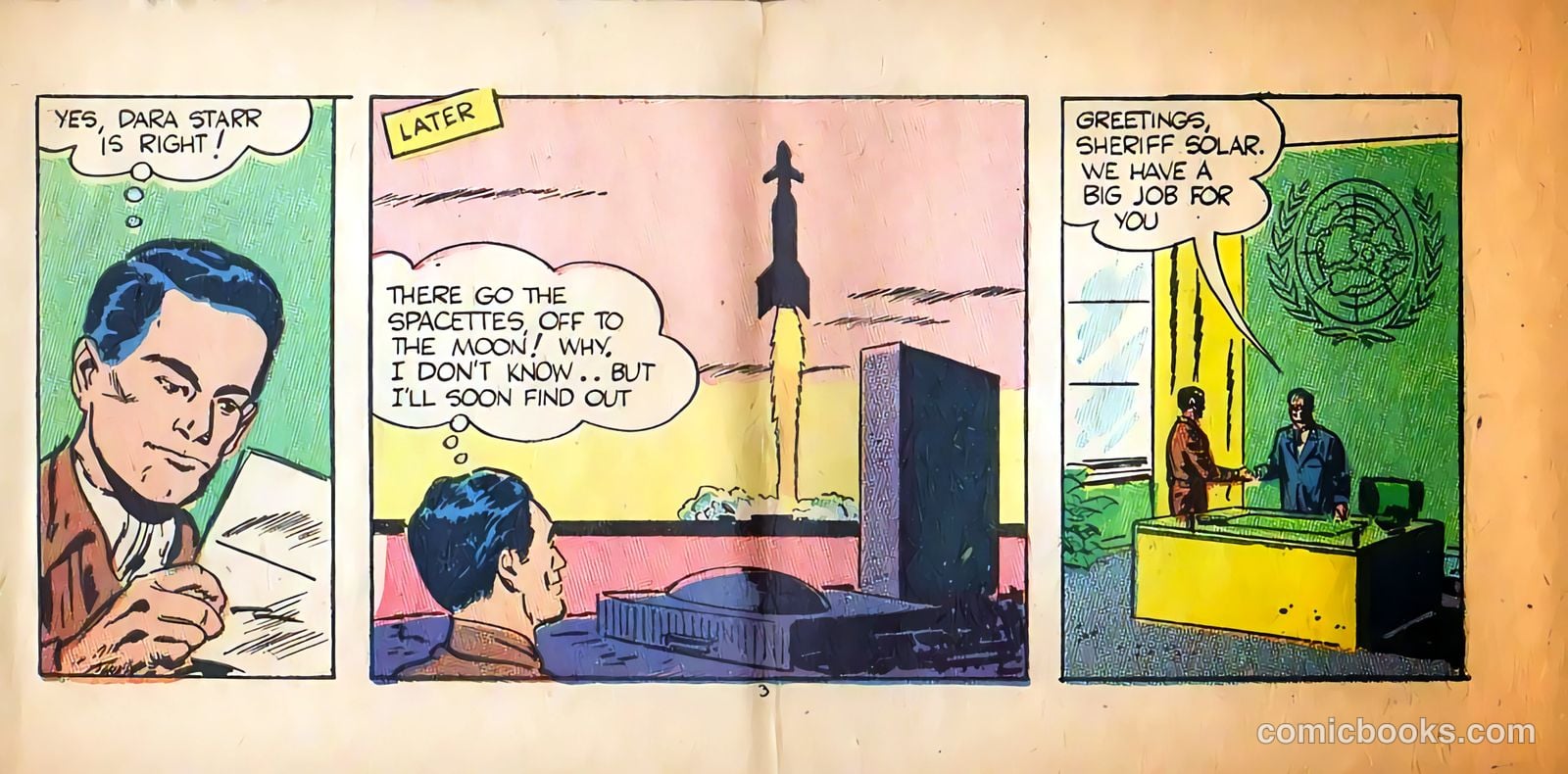 Jim Solar Space Sheriff Defeats the Moon Missile Men #nn — page 3 of 16
