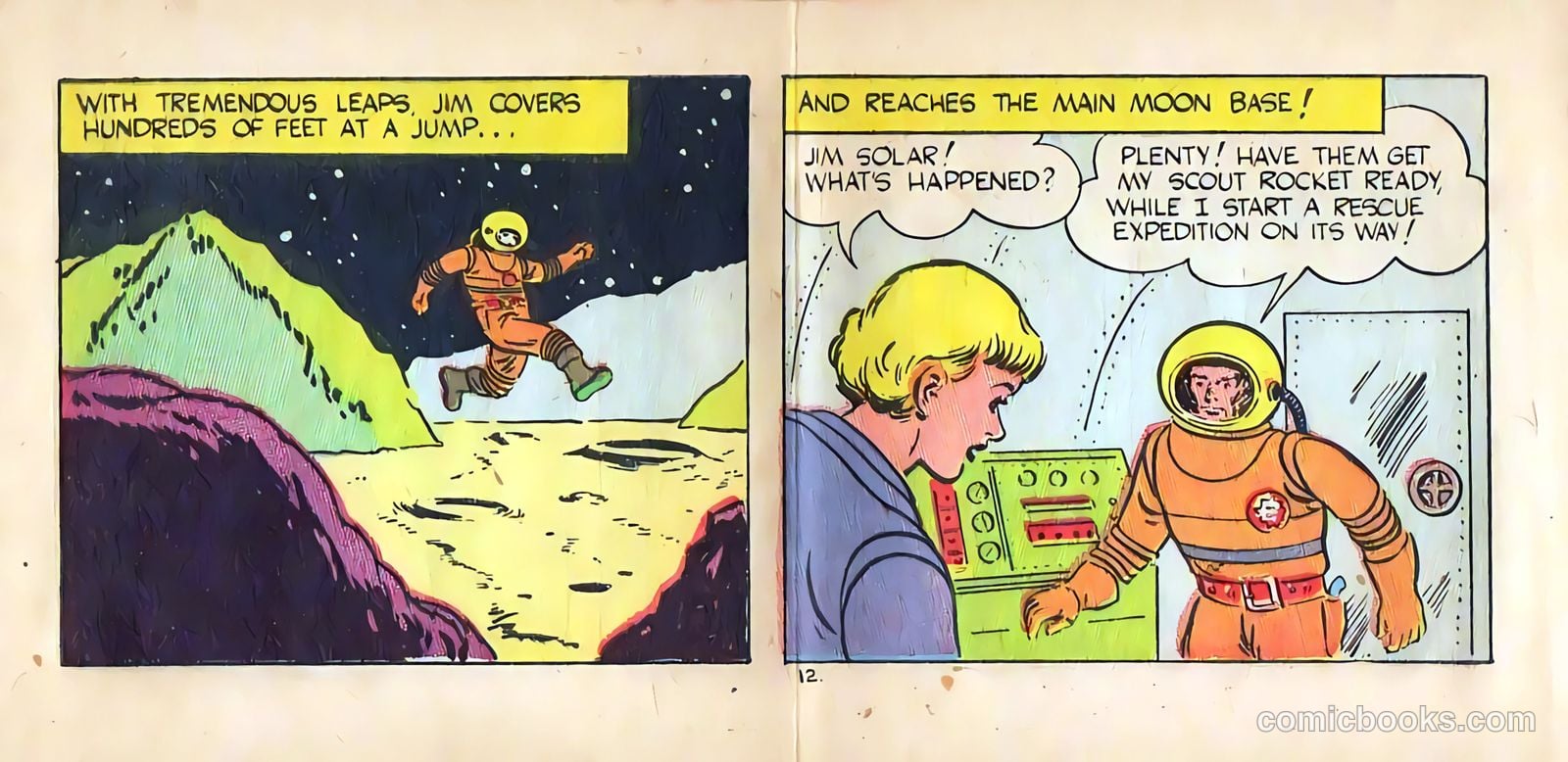 Jim Solar Space Sheriff Defeats the Moon Missile Men #nn — page 12 of 16