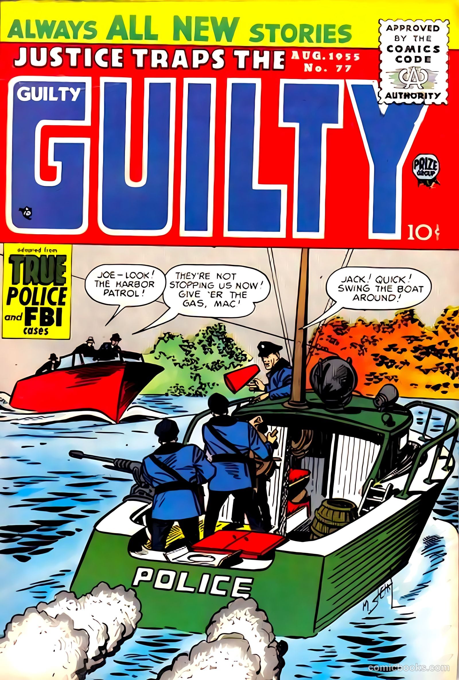 Justice Traps the Guilty #77 — page 1 of 36
