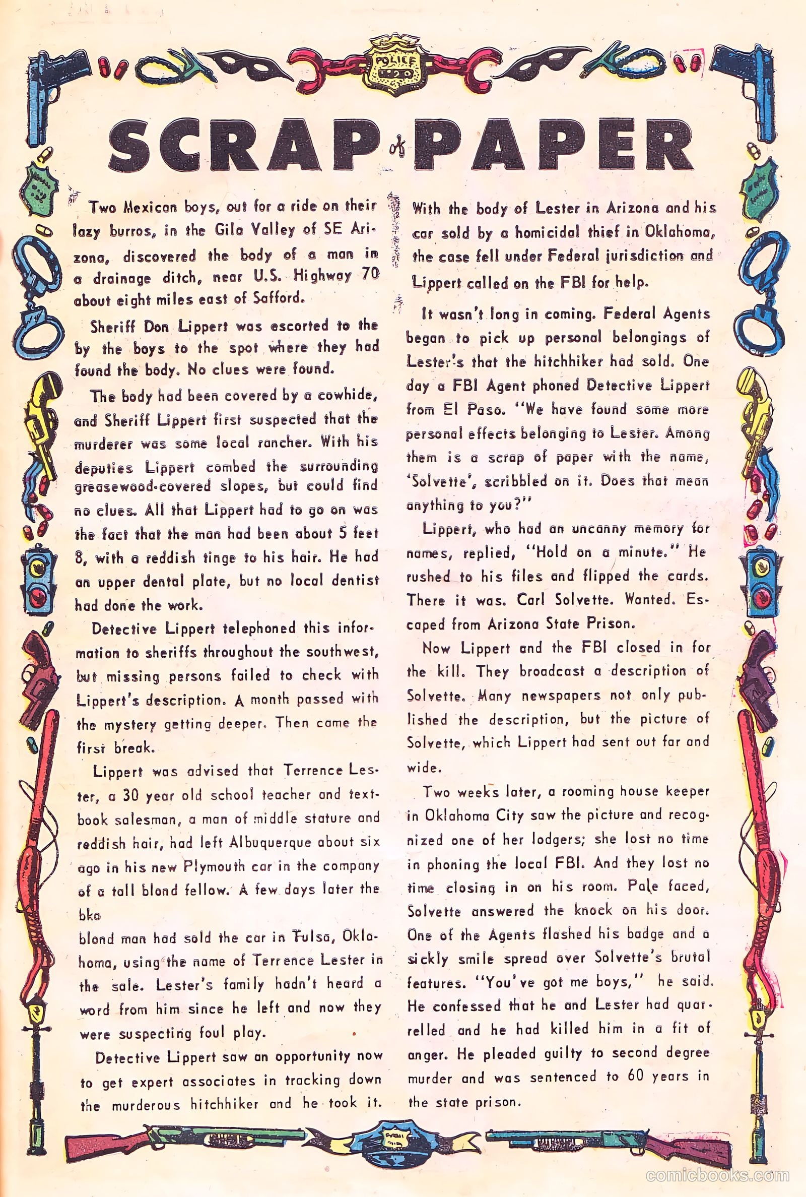 Justice Traps the Guilty #77 — page 27 of 36