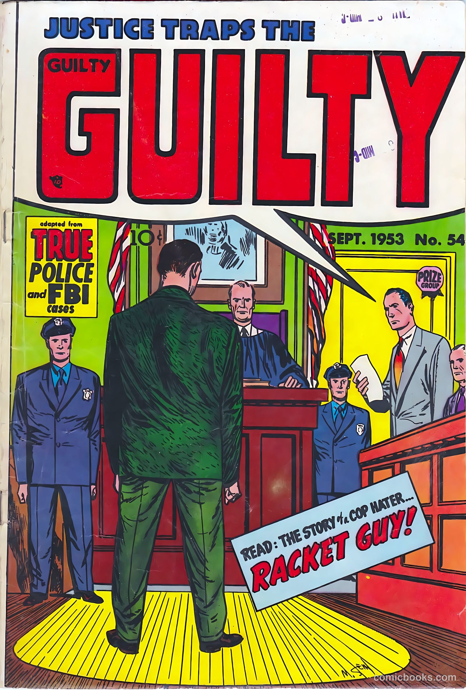 Justice Traps the Guilty #54 — page 1 of 36