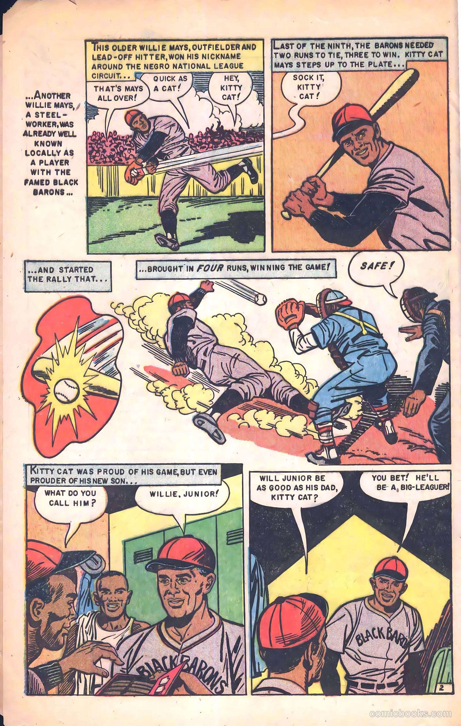 The Amazing Willie Mays #1 — page 4 of 36