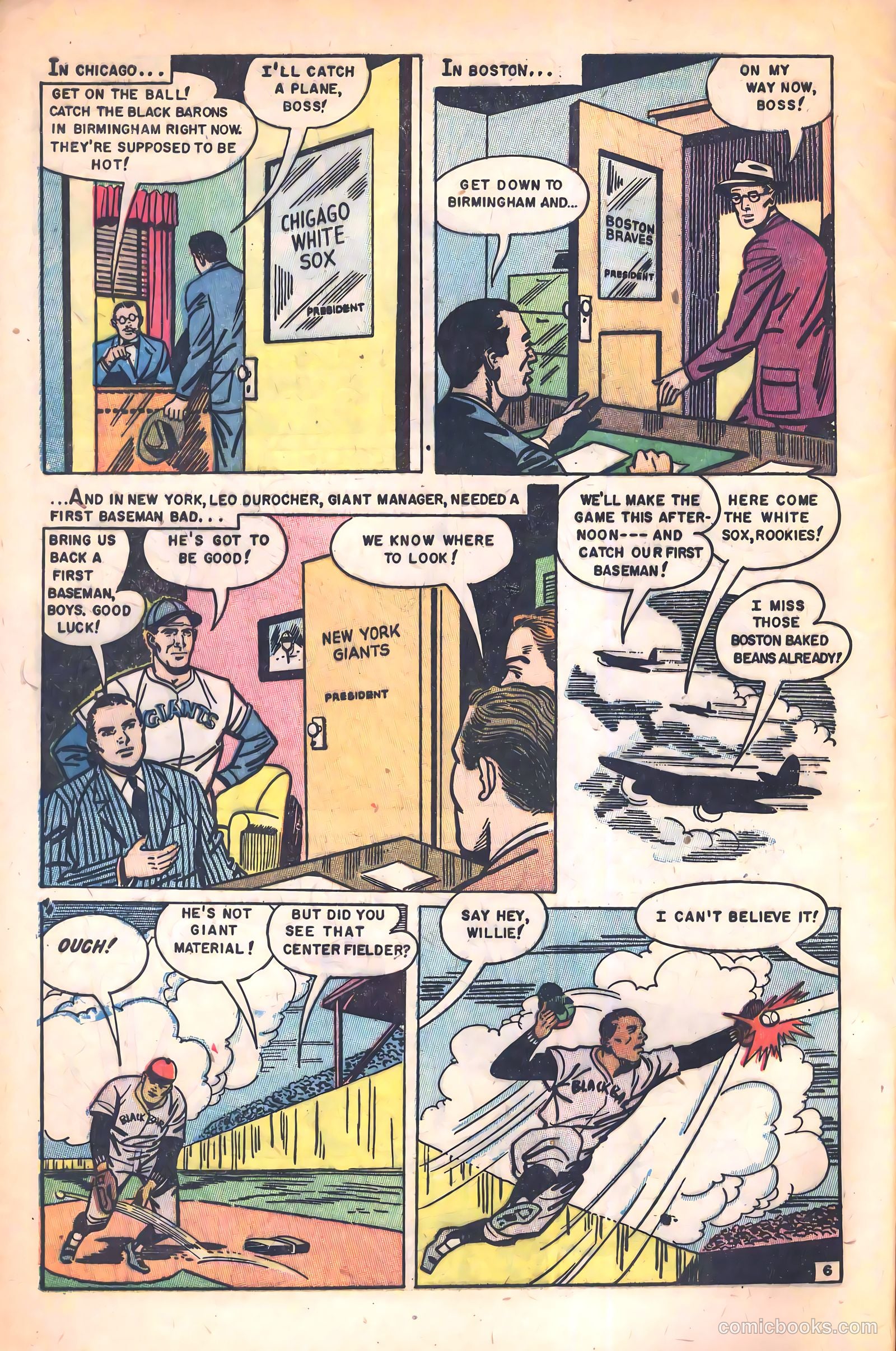 The Amazing Willie Mays #1 — page 8 of 36