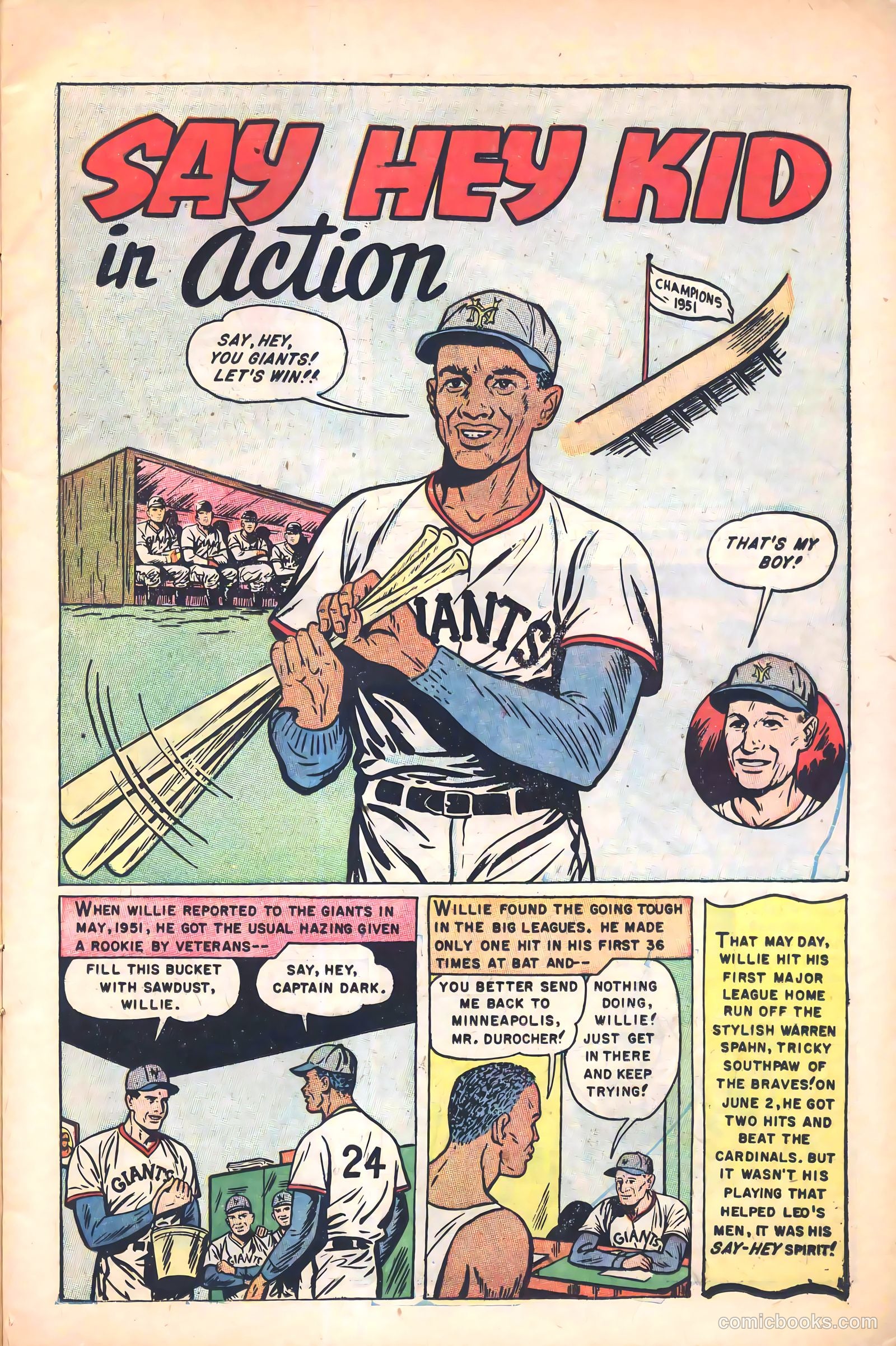 The Amazing Willie Mays #1 — page 11 of 36
