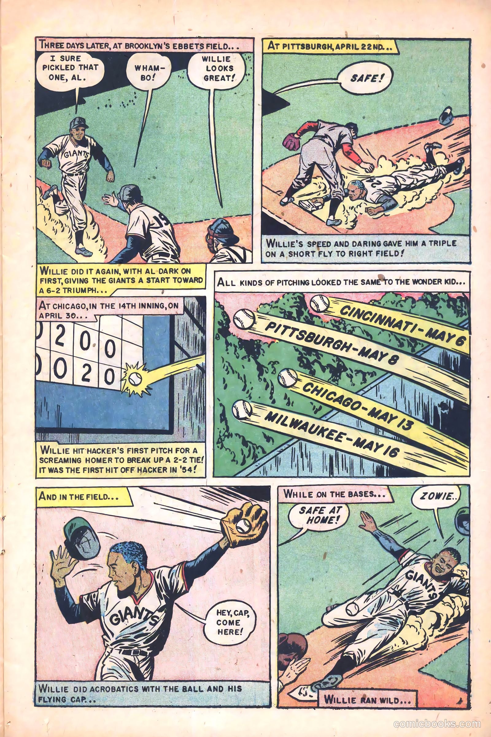 The Amazing Willie Mays #1 — page 15 of 36
