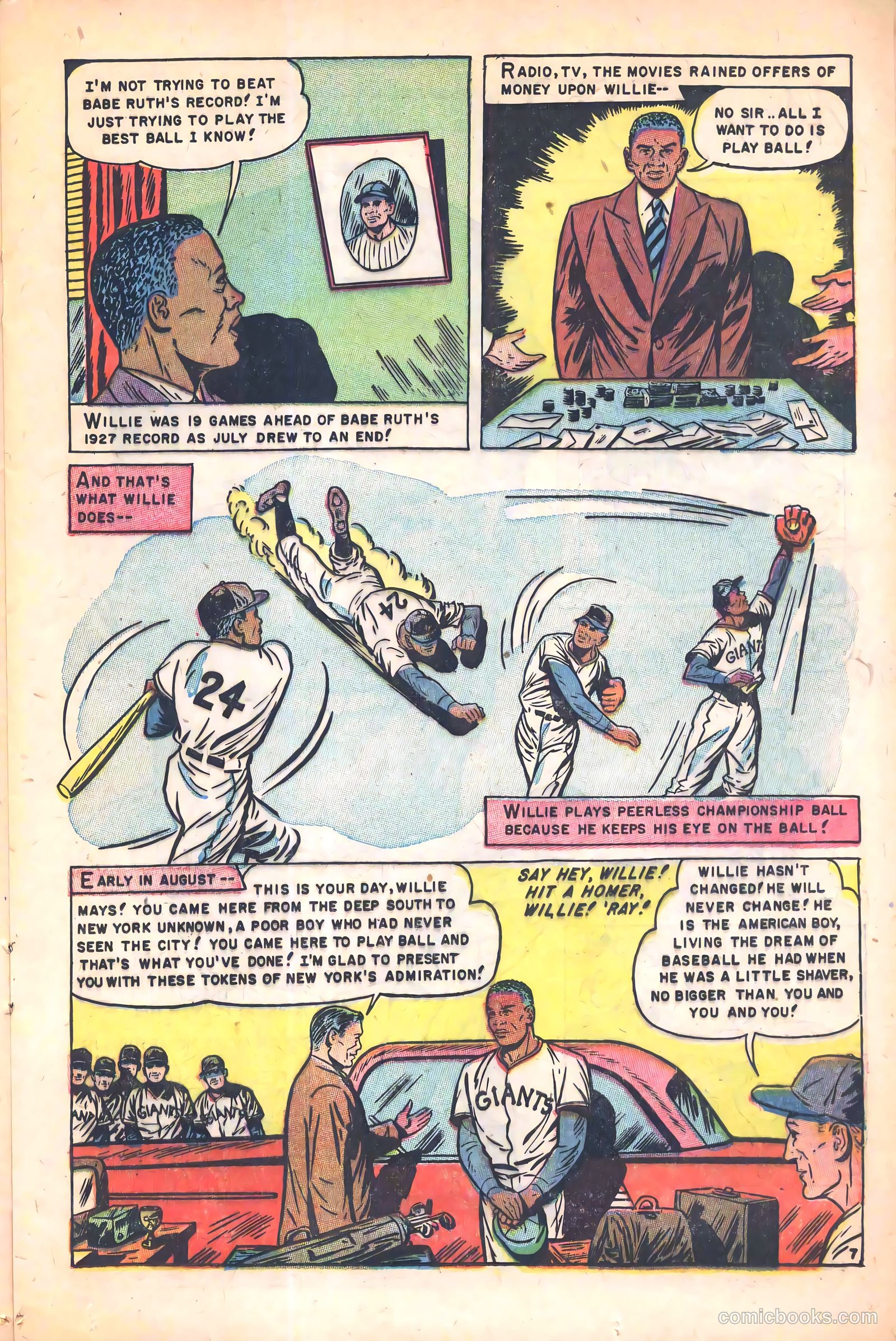 The Amazing Willie Mays #1 — page 17 of 36