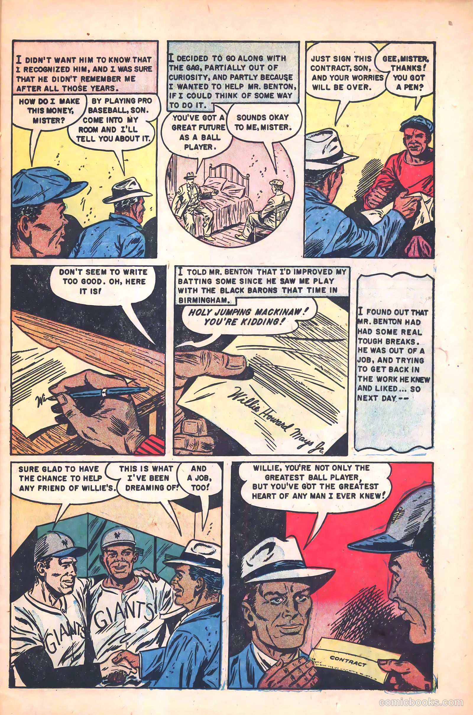 The Amazing Willie Mays #1 — page 23 of 36