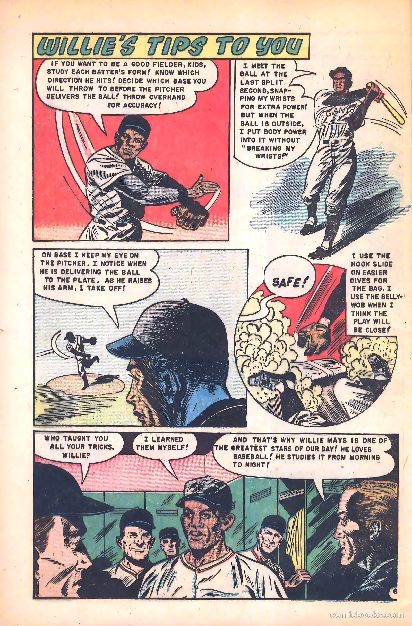 The Amazing Willie Mays #1 — page 24 of 36
