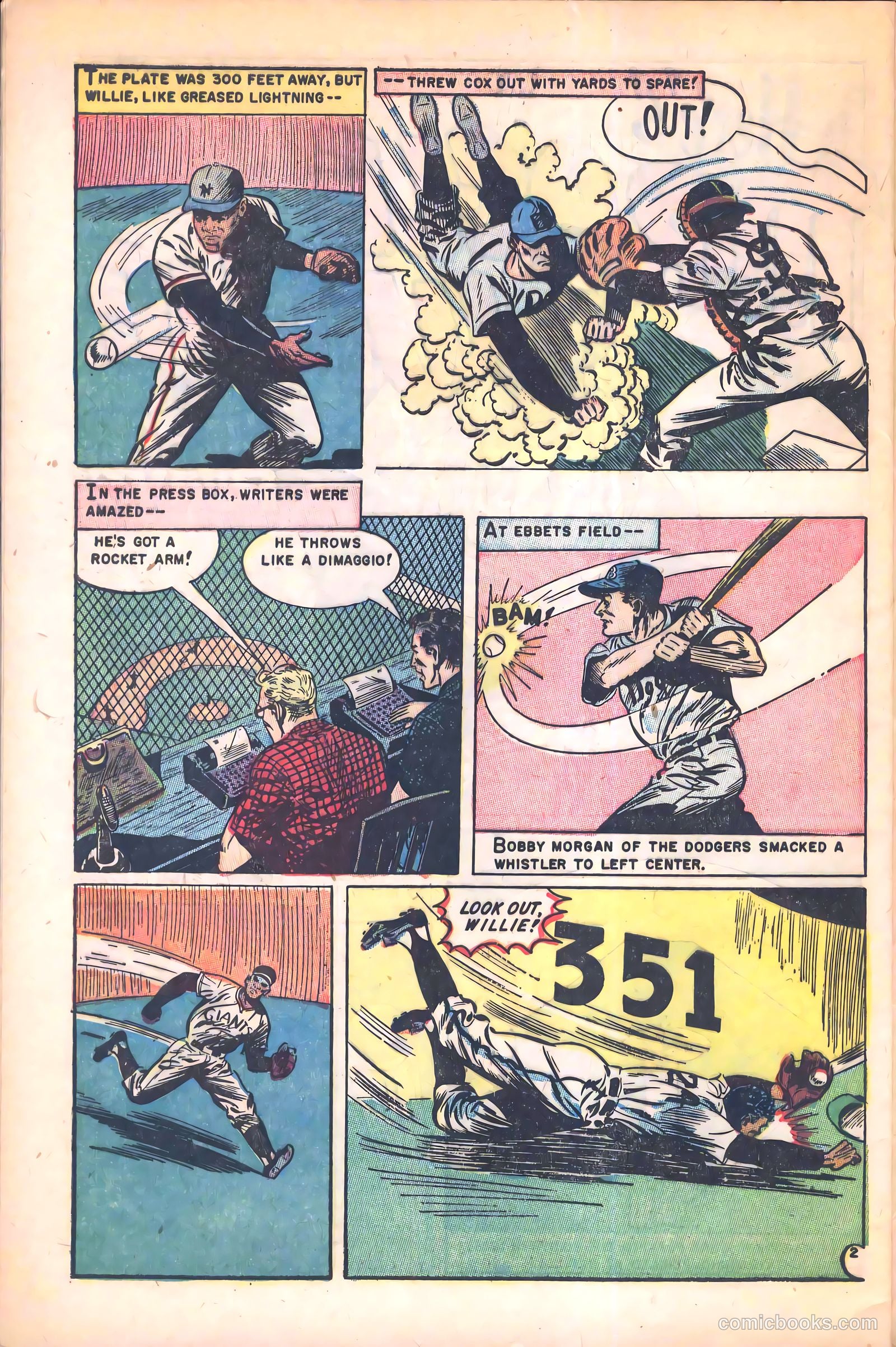 The Amazing Willie Mays #1 — page 28 of 36