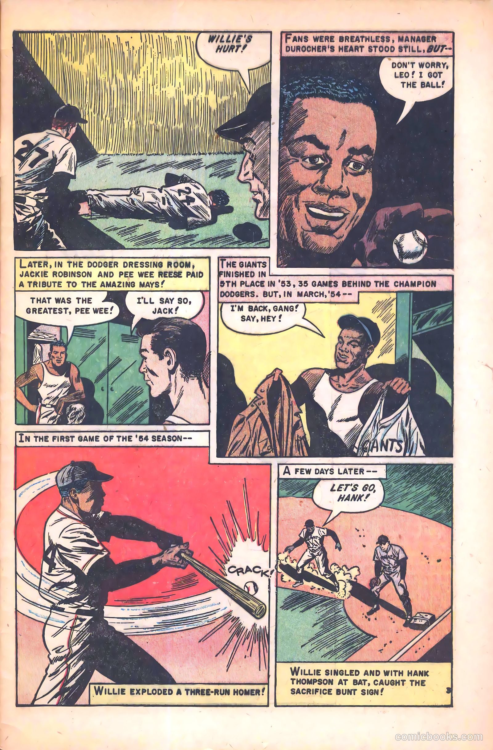 The Amazing Willie Mays #1 — page 29 of 36