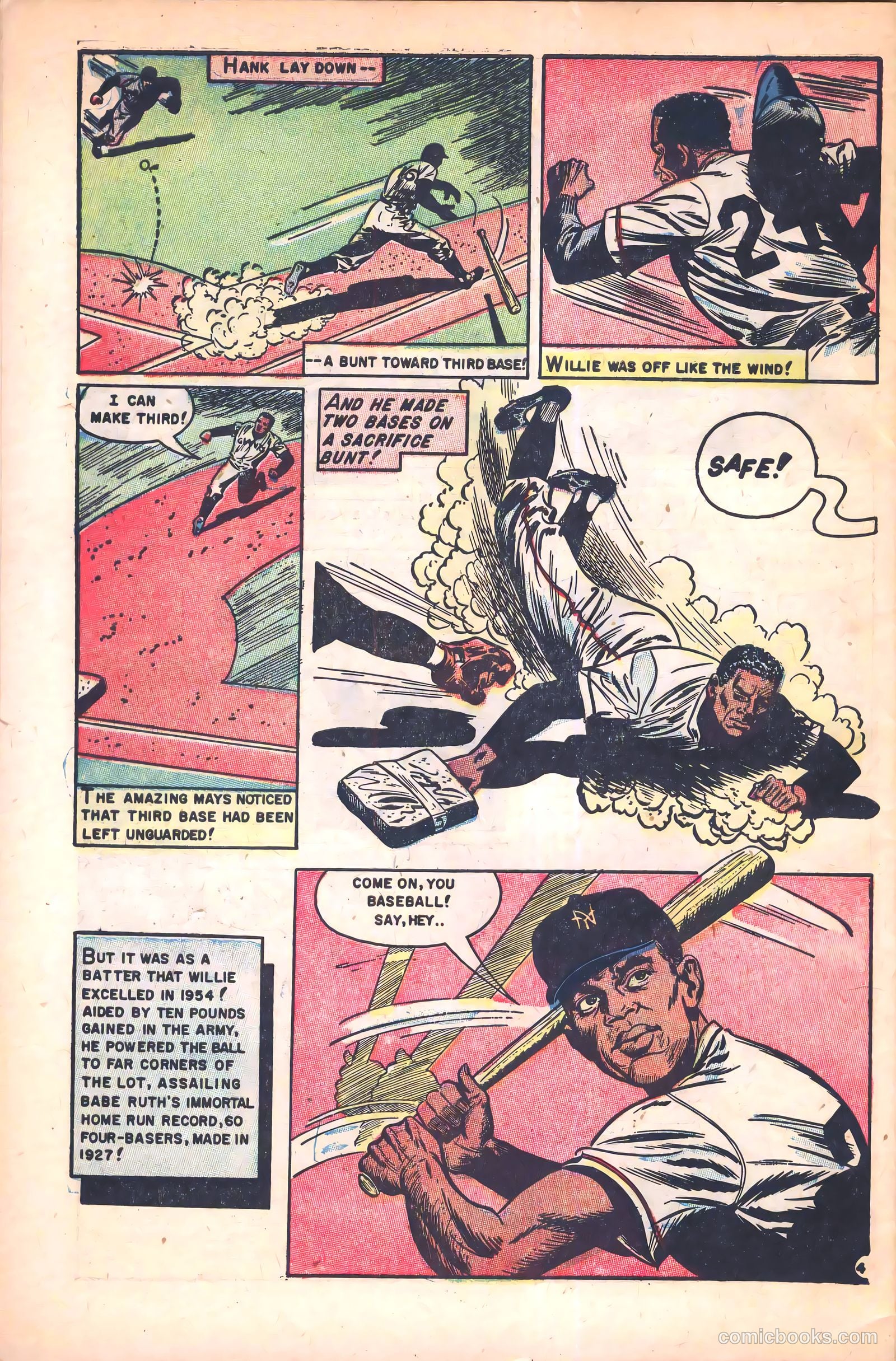 The Amazing Willie Mays #1 — page 30 of 36