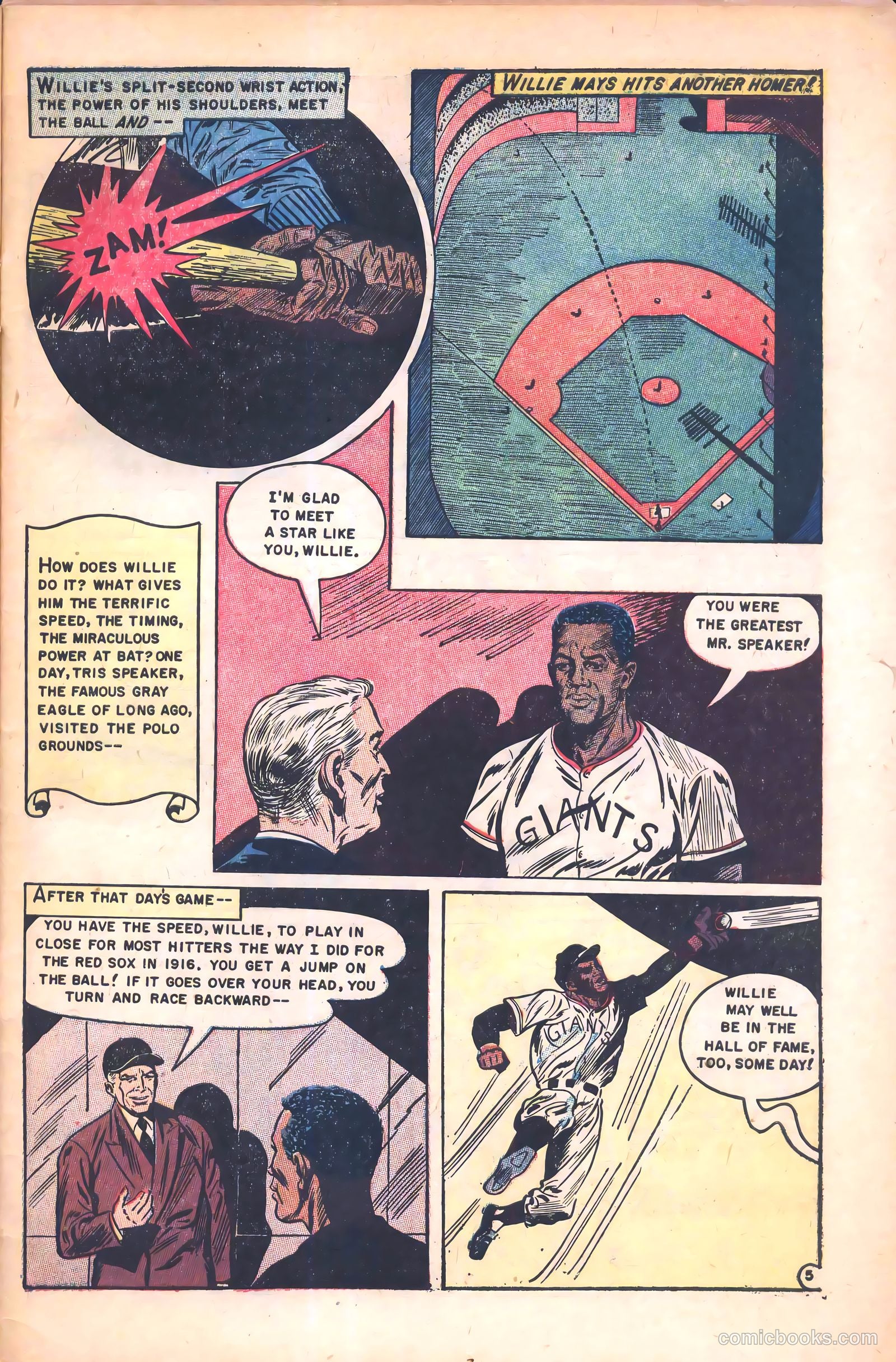 The Amazing Willie Mays #1 — page 31 of 36