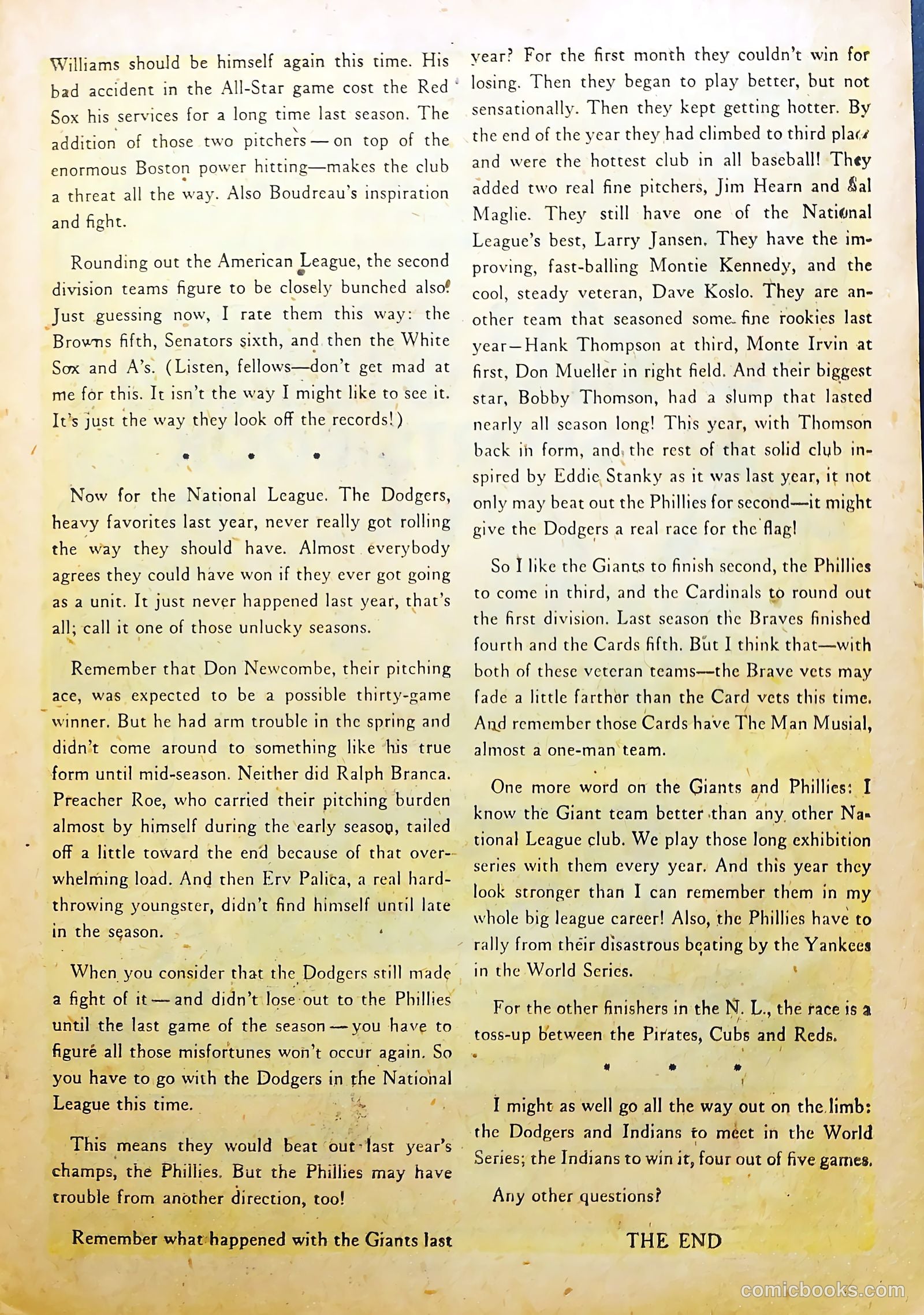 Baseball Thrills #10 — page 19 of 36