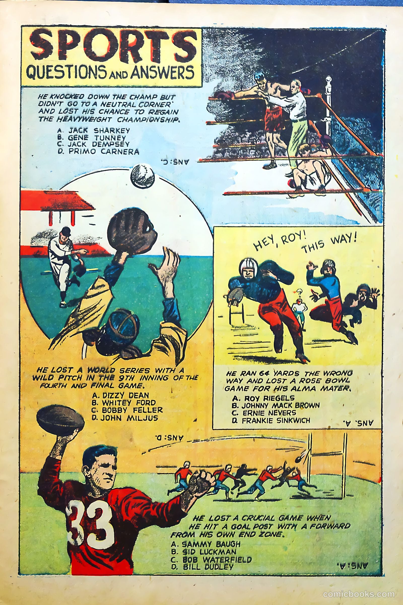Baseball Thrills #10 — page 33 of 36