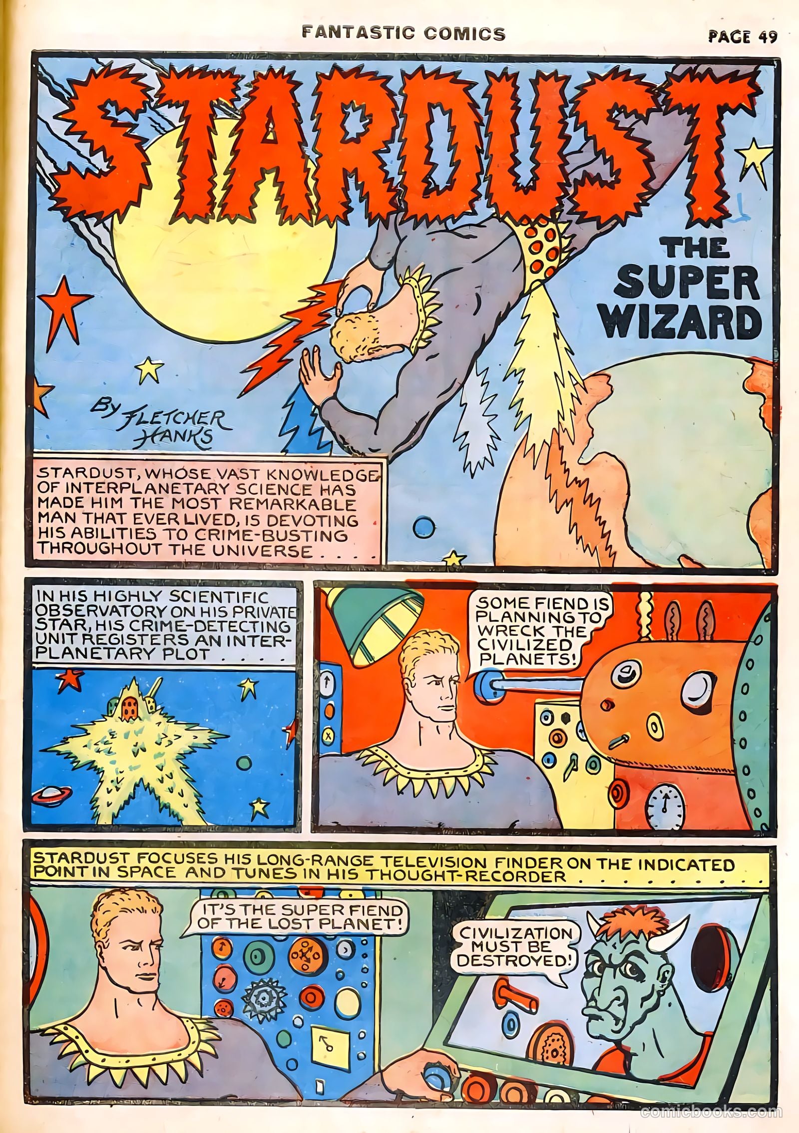 fletcher hanks the complete stardust collection #nn — page 70 of 140