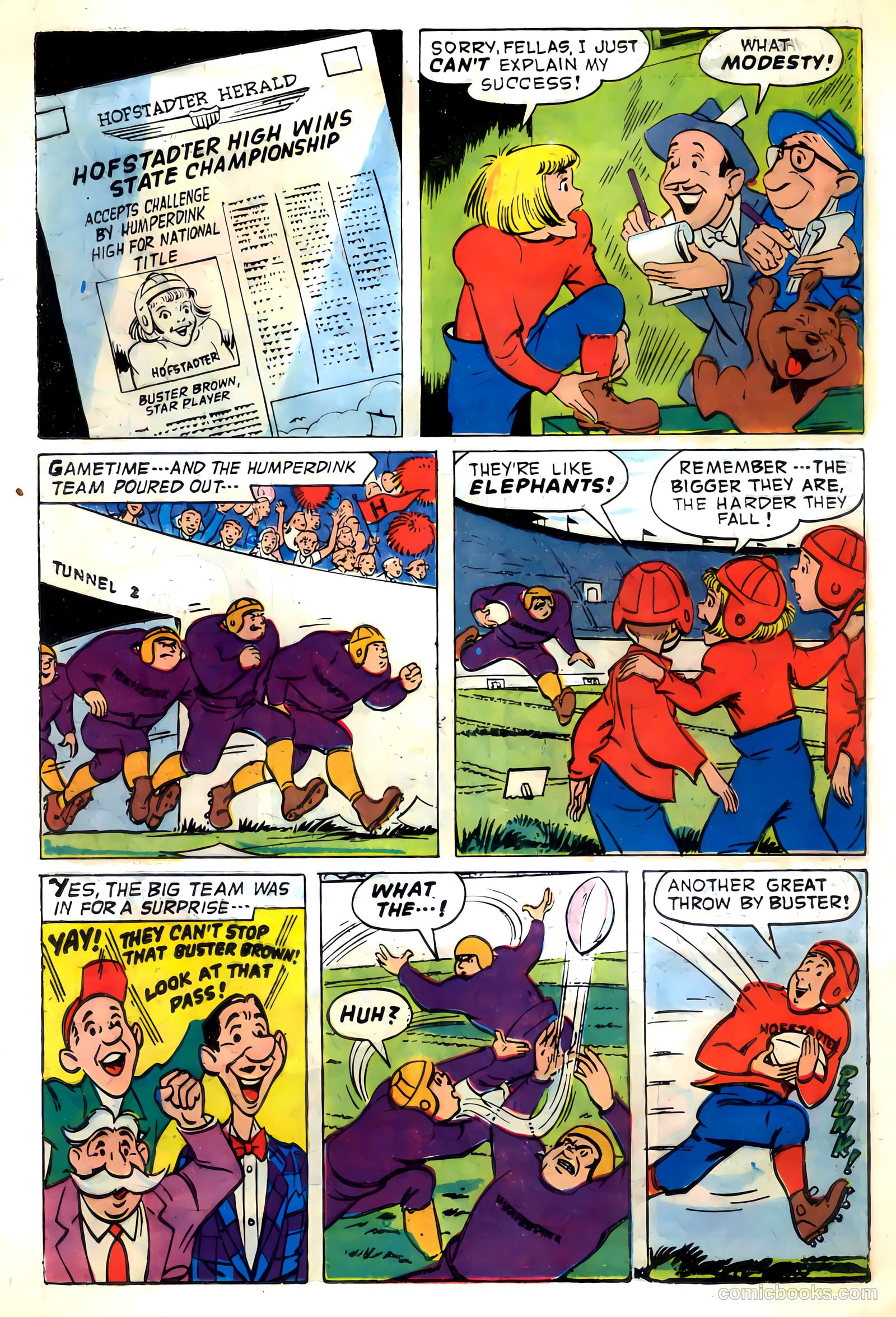 Buster Brown Makes The Team #nn — page 12 of 20