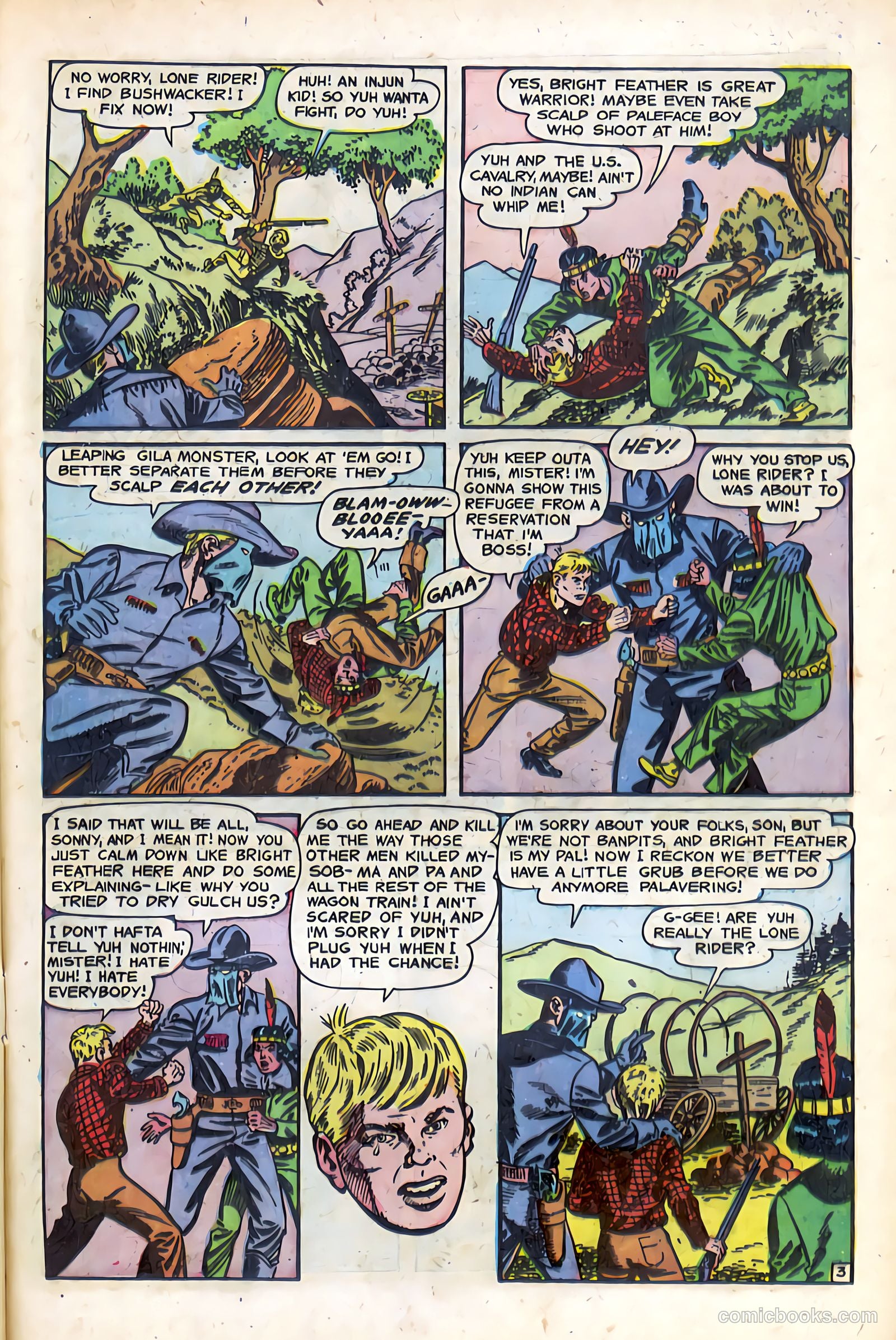 The Lone Rider #14 — page 21 of 36