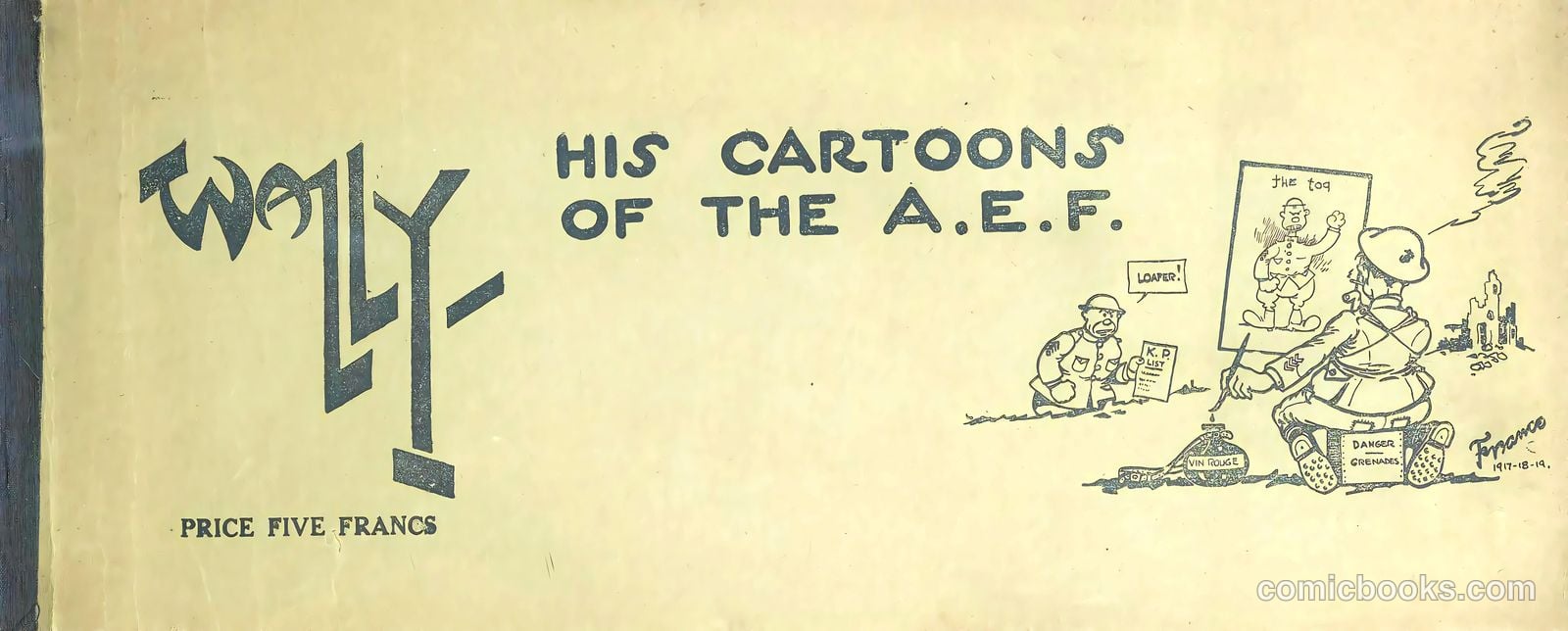 Wally - His Cartoons of the A.E.F. #nn — page 1 of 51