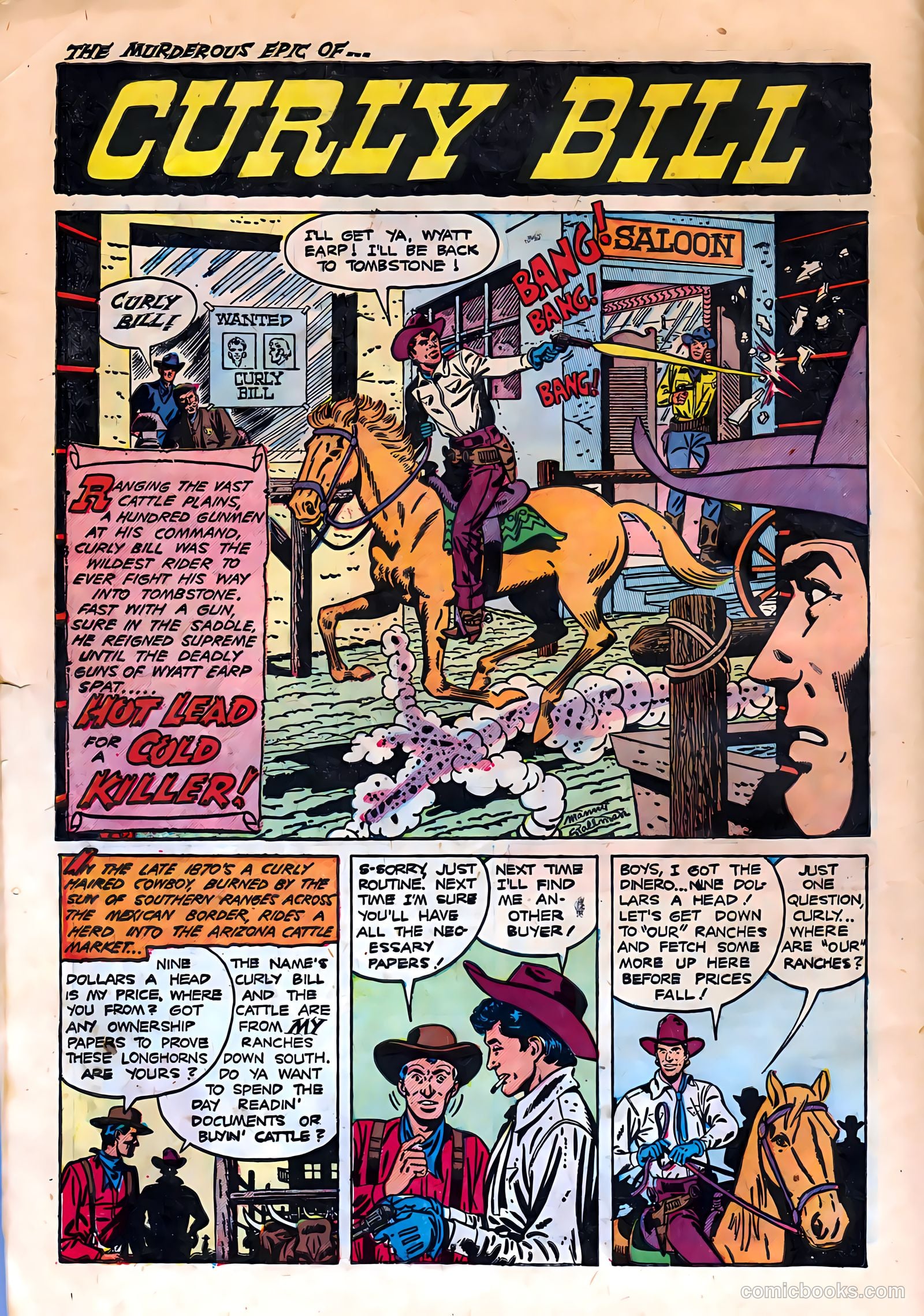 Badmen of Tombstone #nn — page 10 of 36