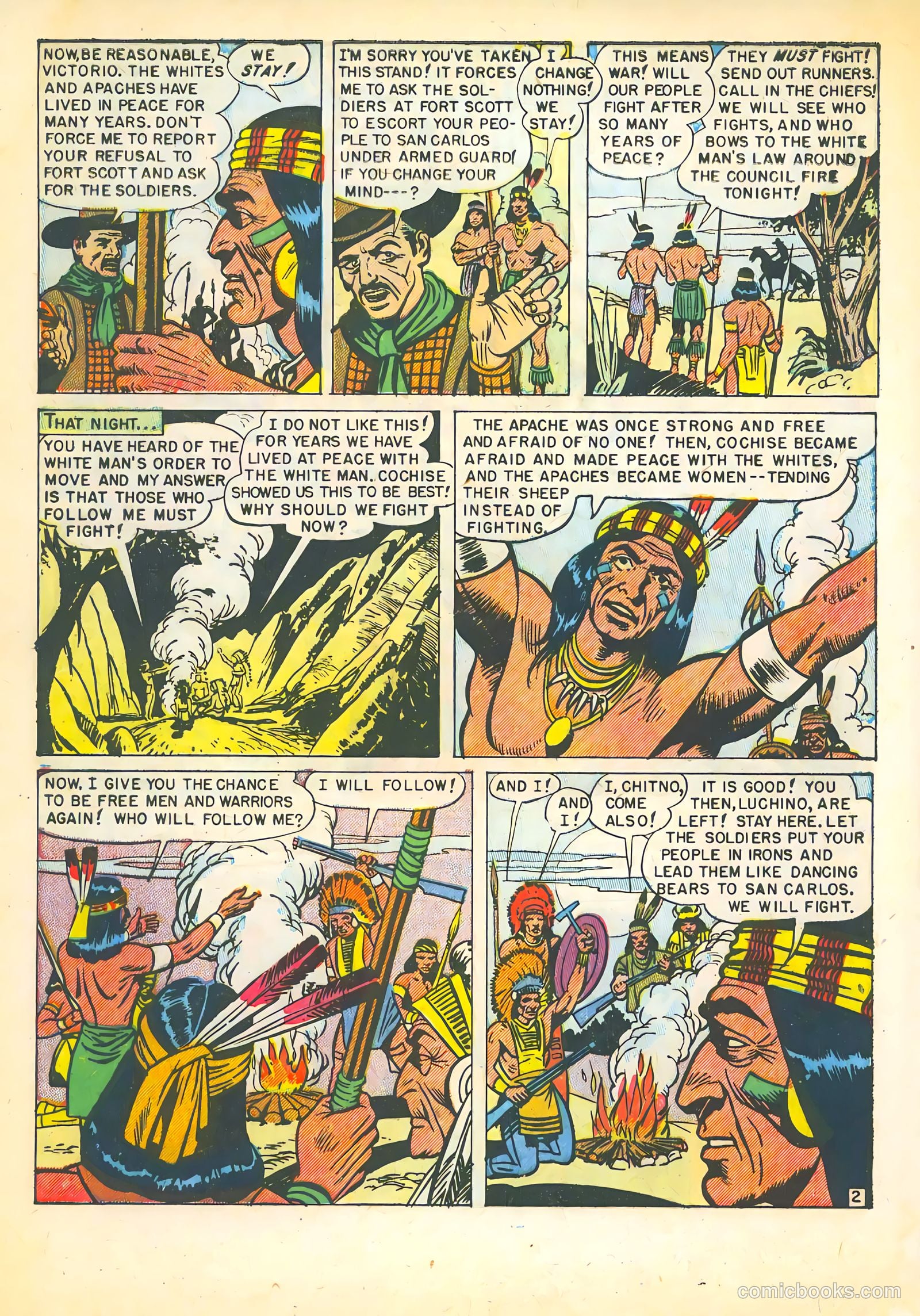 chief victorio apache massacre #1 — page 4 of 36