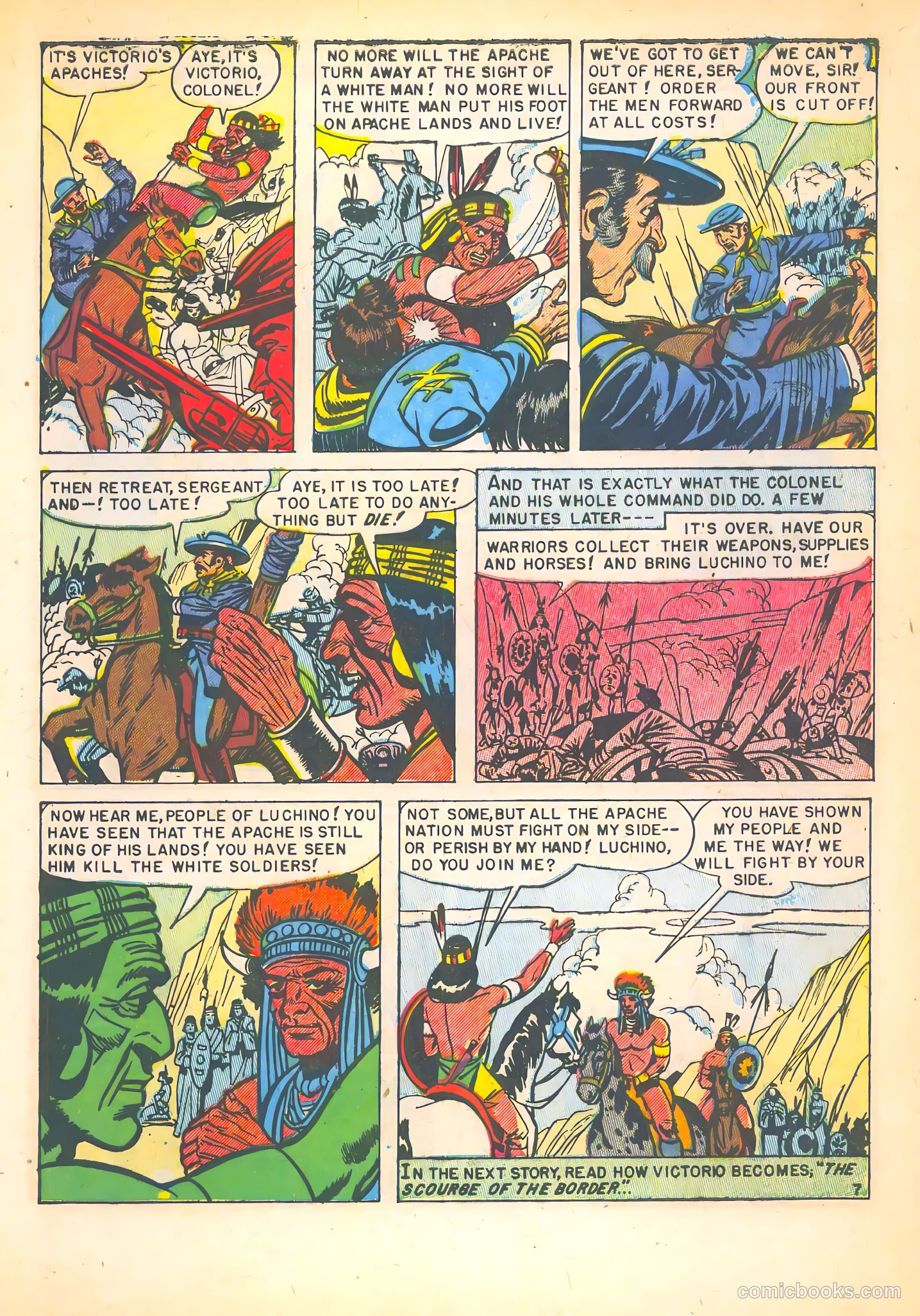 chief victorio apache massacre #1 — page 9 of 36