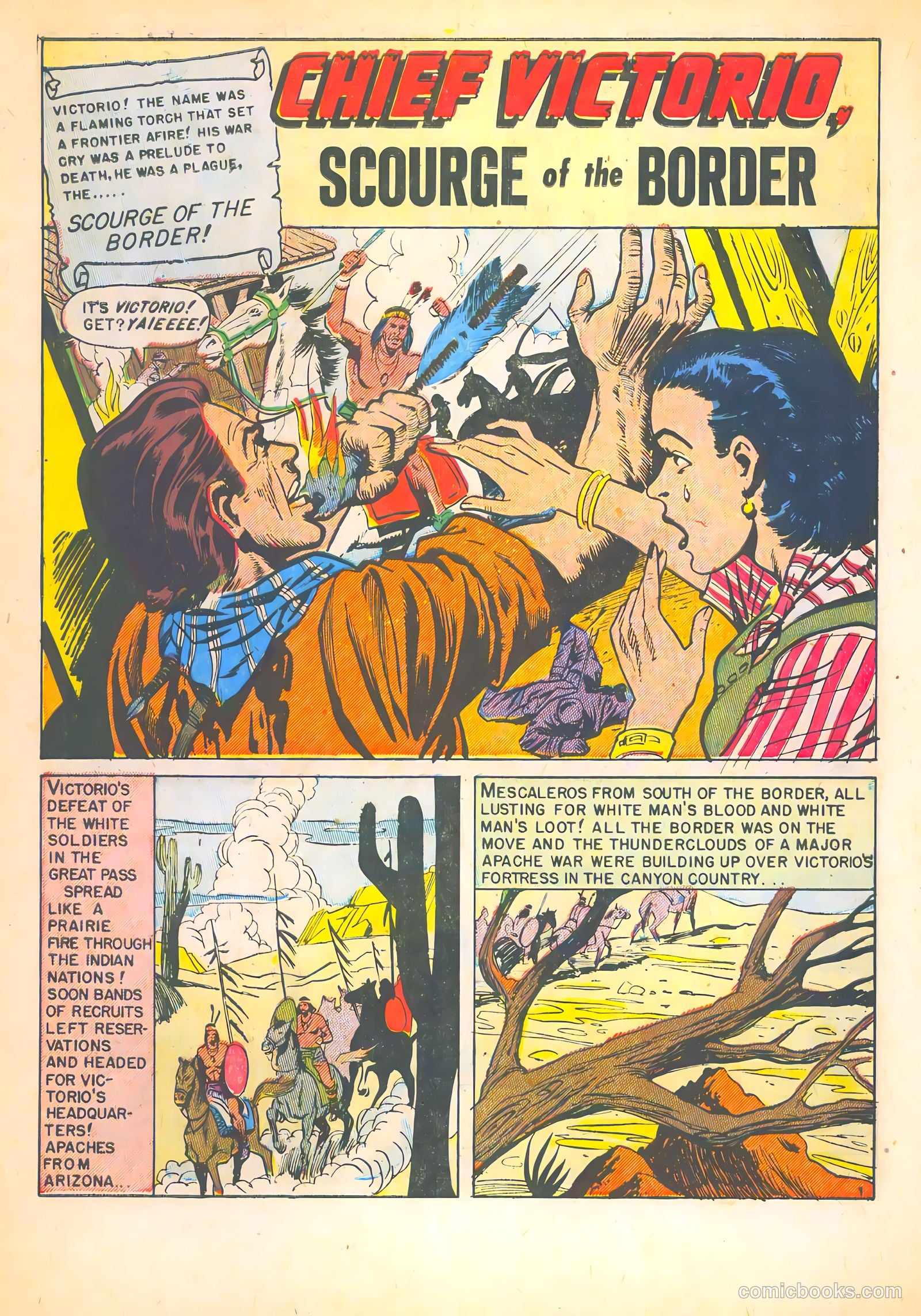chief victorio apache massacre #1 — page 10 of 36