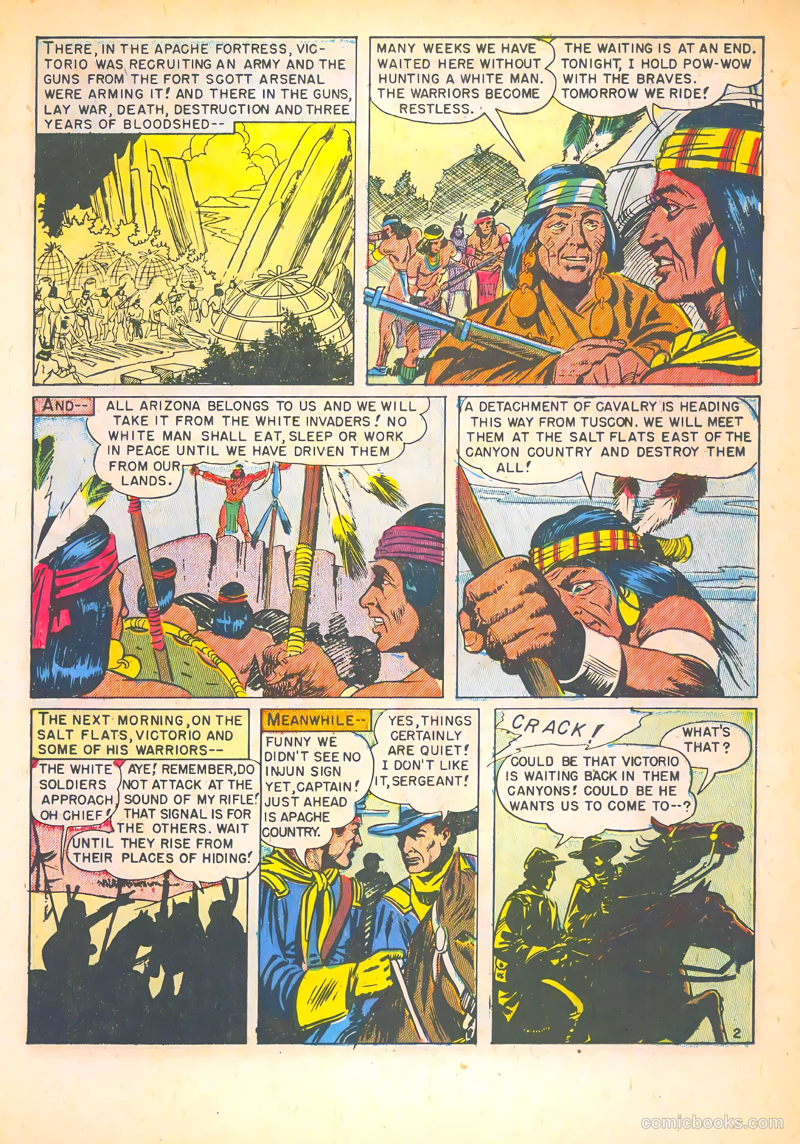 chief victorio apache massacre #1 — page 11 of 36