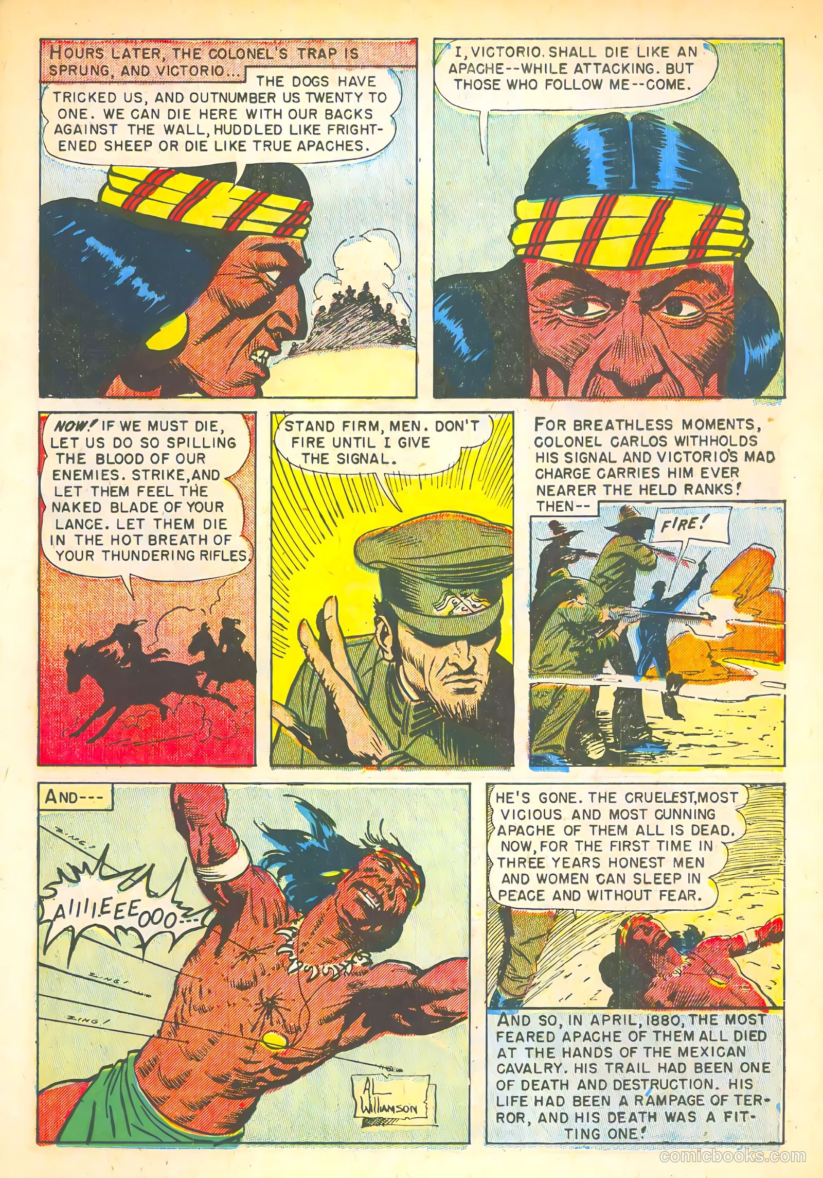 chief victorio apache massacre #1 — page 23 of 36