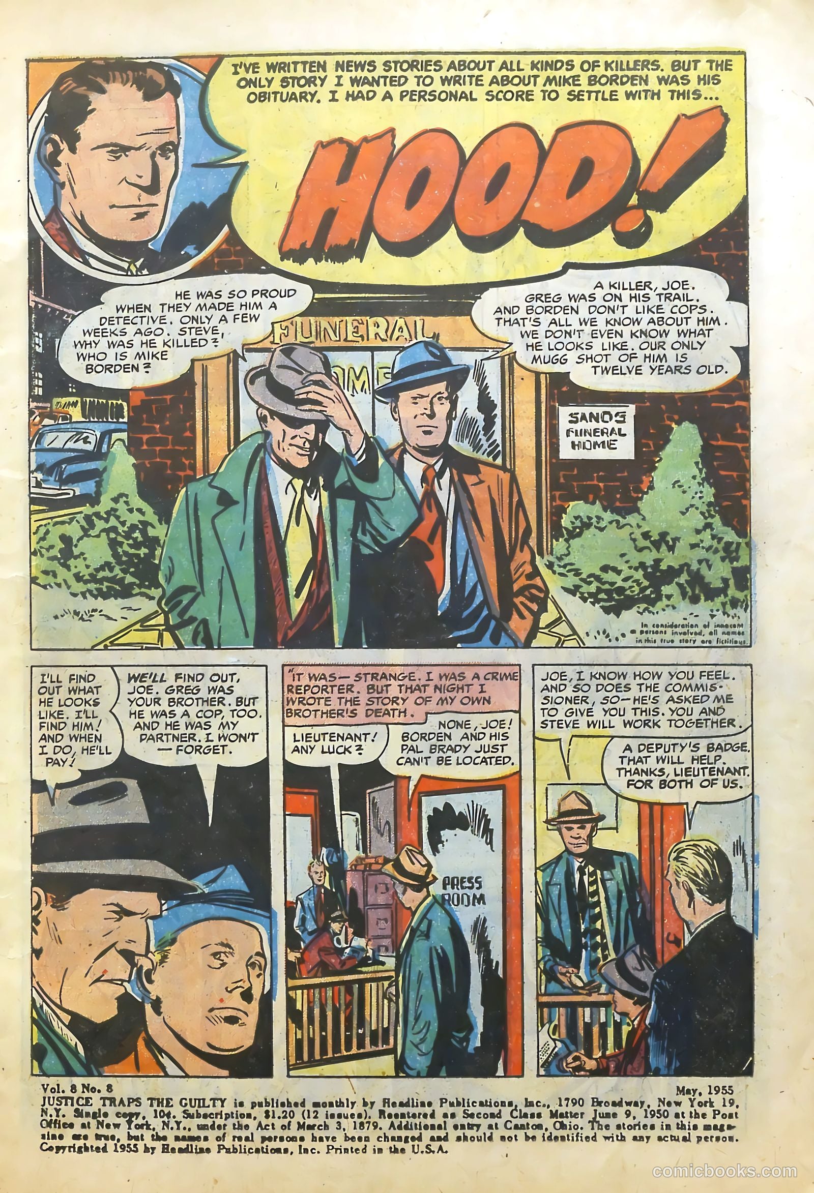 Justice Traps the Guilty #74 — page 3 of 36