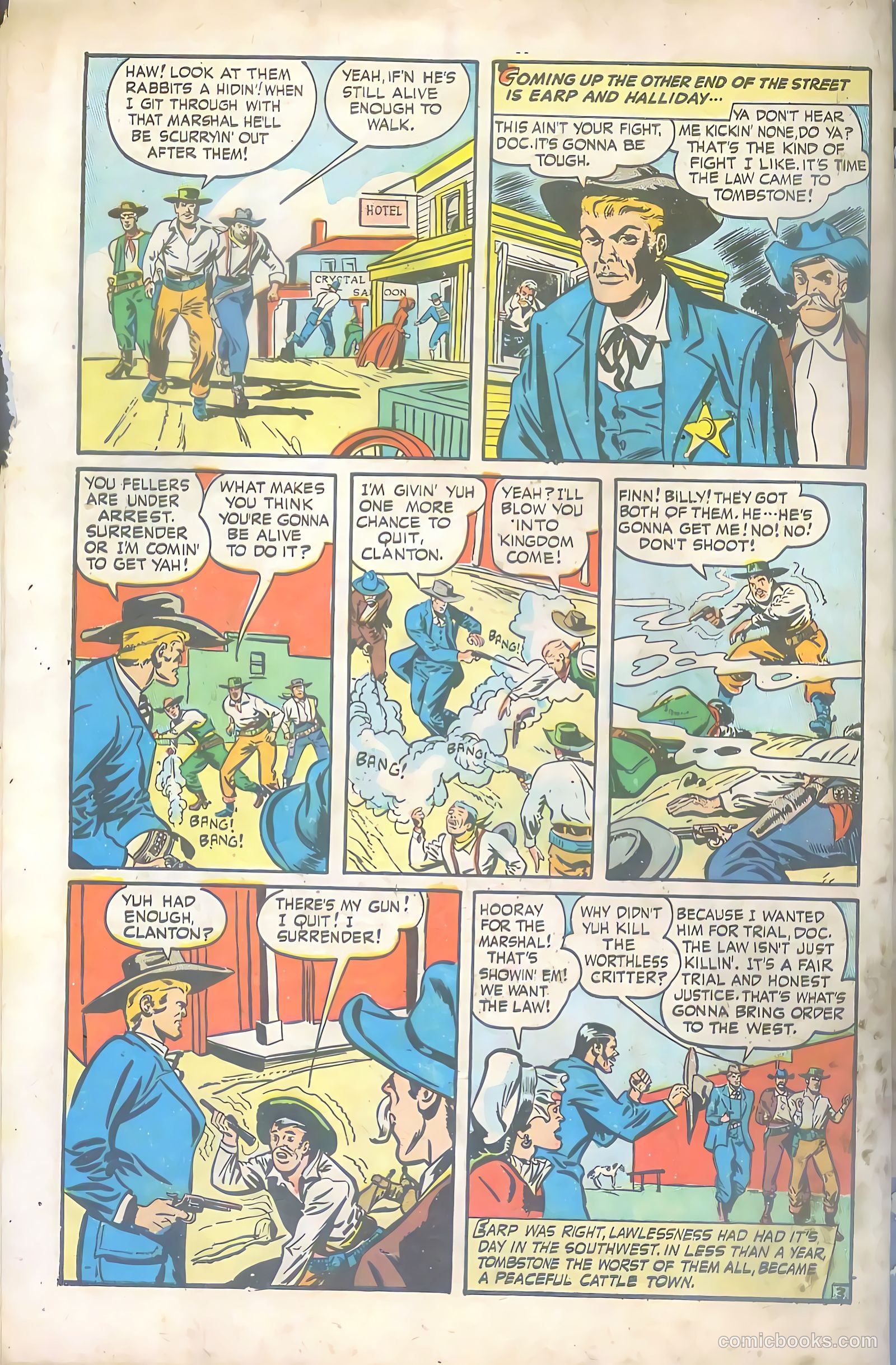 Western Adventures #3 — page 34 of 36
