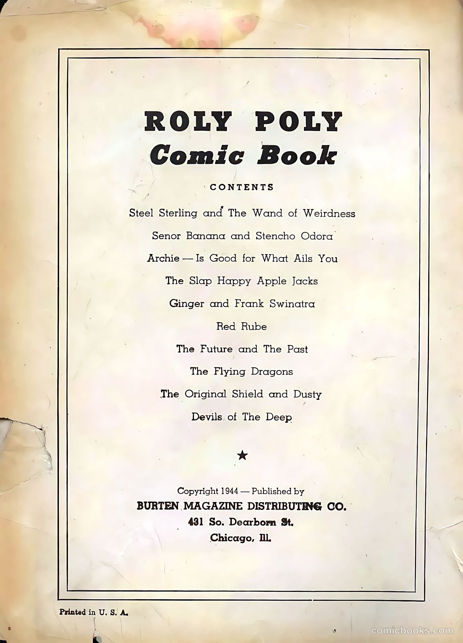 Roly-Poly Comics #1 — page 2 of 51