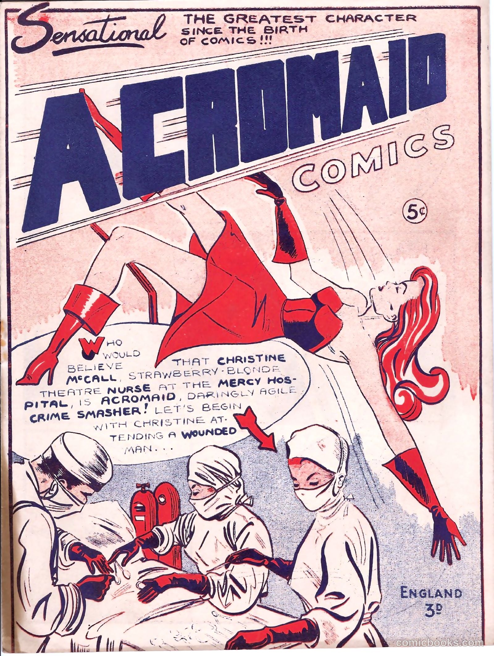 Acromaid Comics nn 1940's #1 — page 1 of 8