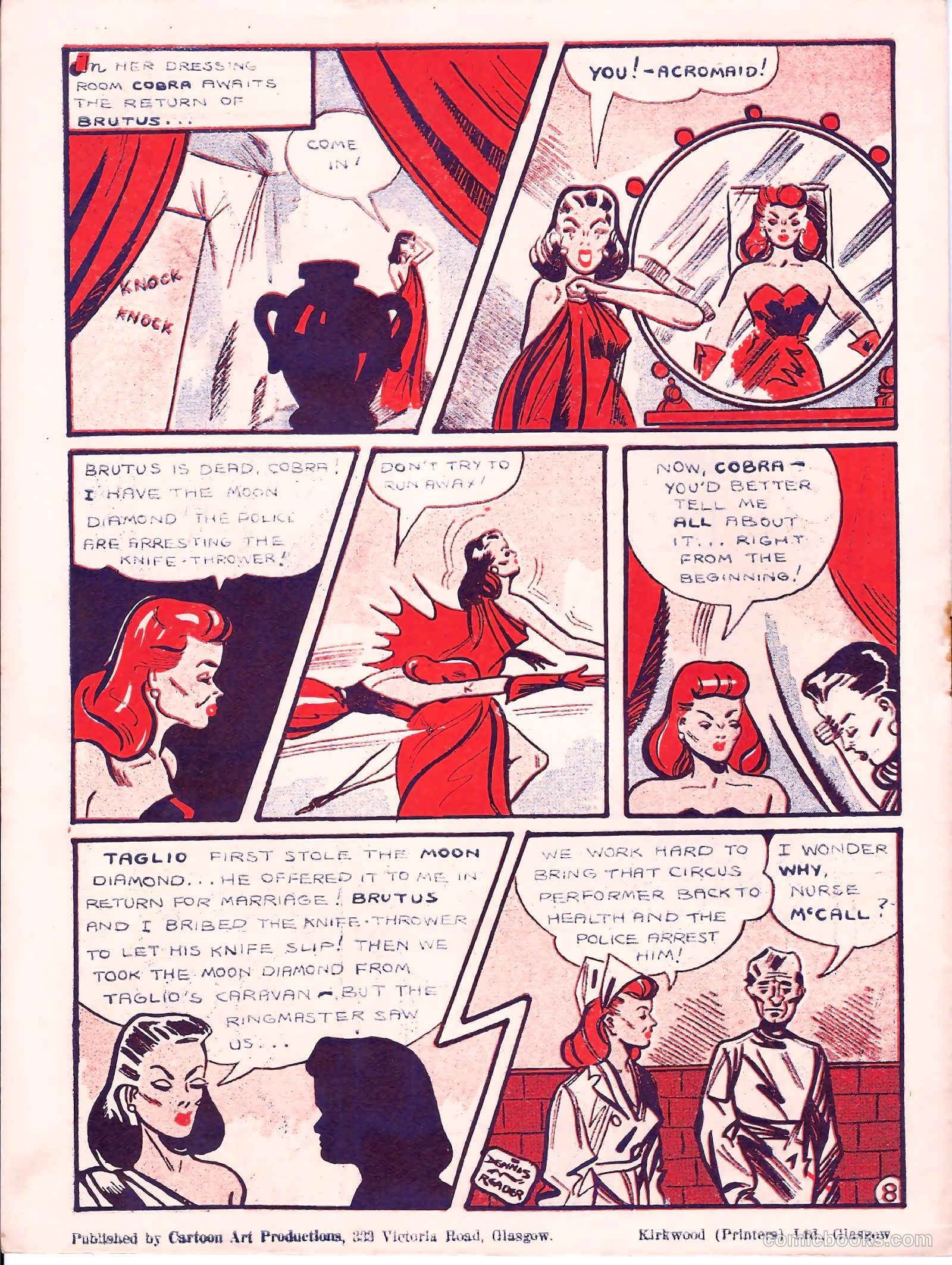 Acromaid Comics nn 1940's #1 — page 8 of 8