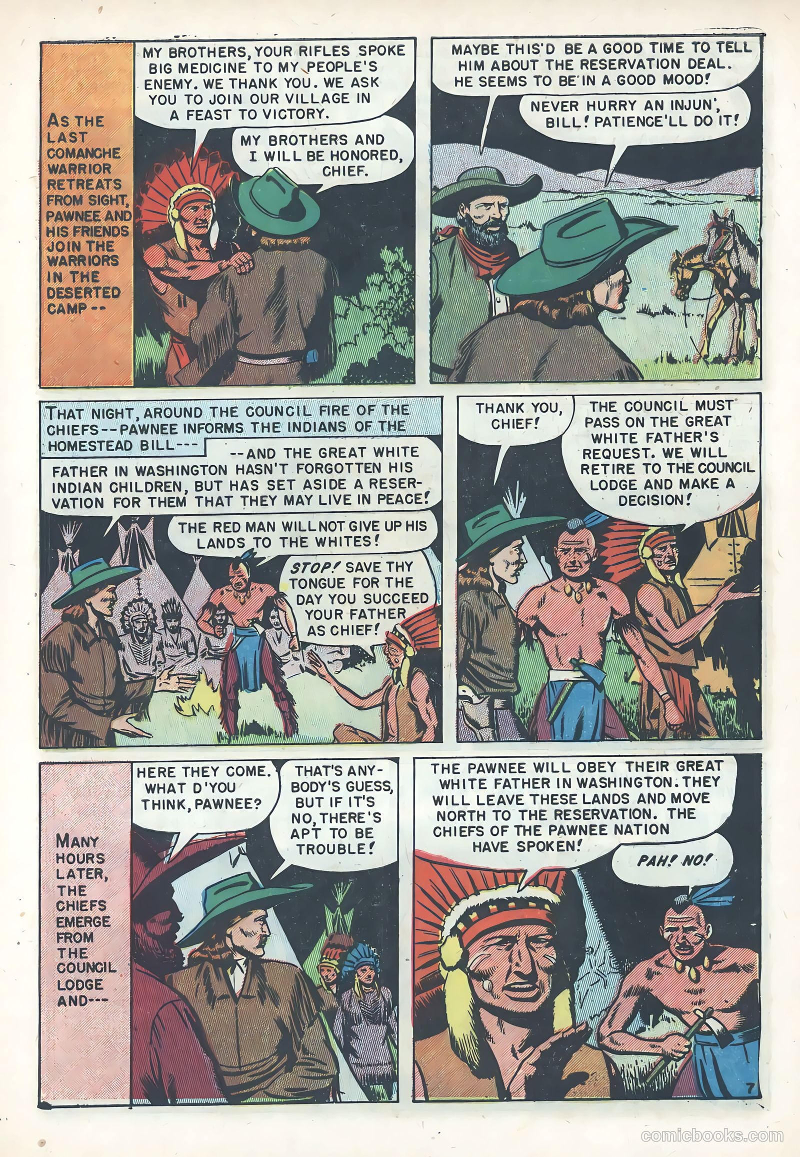 White Chief of the Pawnee Indians #1 — page 9 of 36